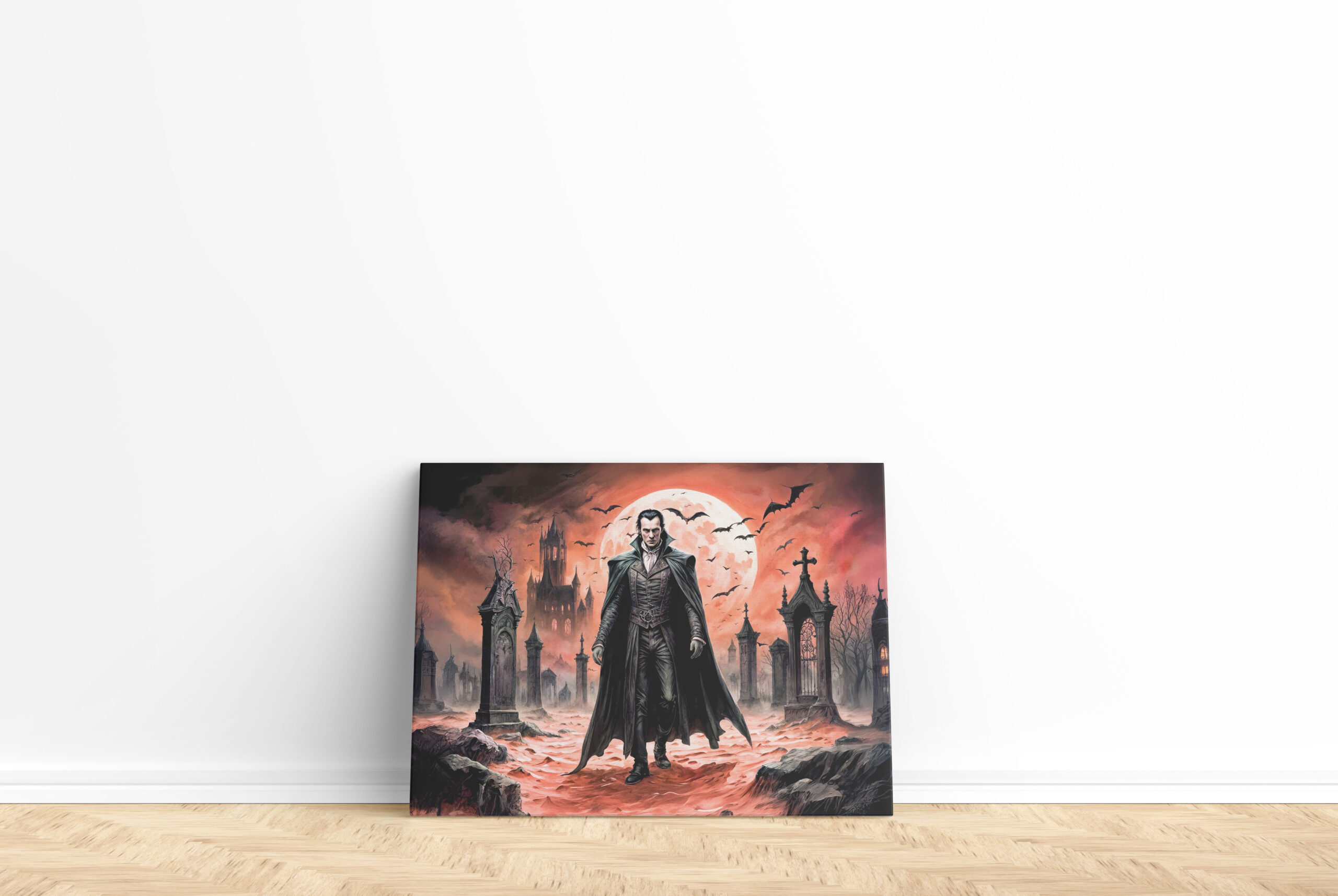 raxxa Canva: Vampire in Moonlit Graveyard – Bild 2