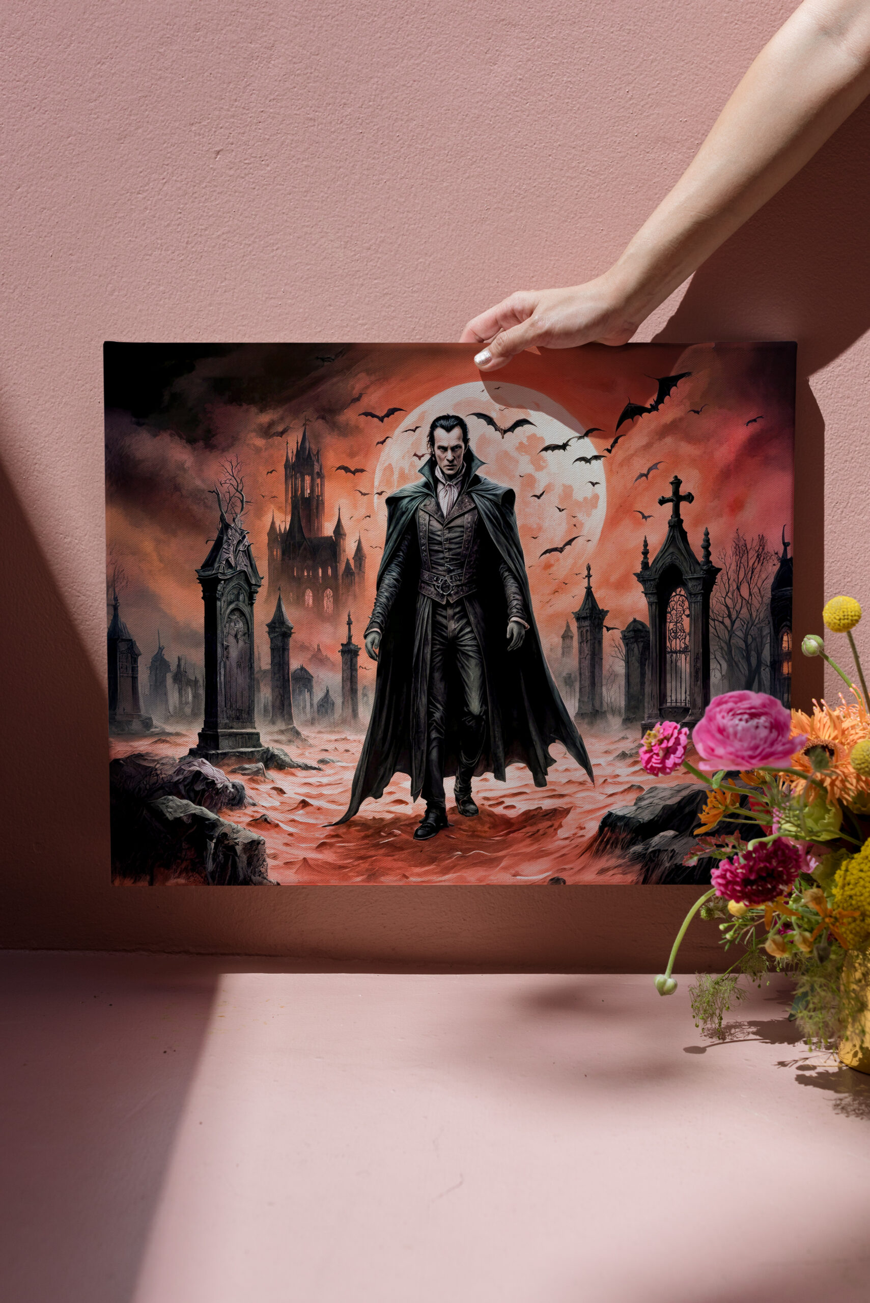 raxxa Canva: Vampire in Moonlit Graveyard – Bild 3