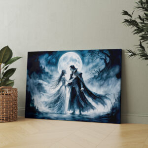 raxxa Canva: Vampire Love Under Moonlit Sky