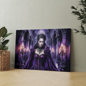 raxxa Canva: Vampire Queen in Gothic Castle