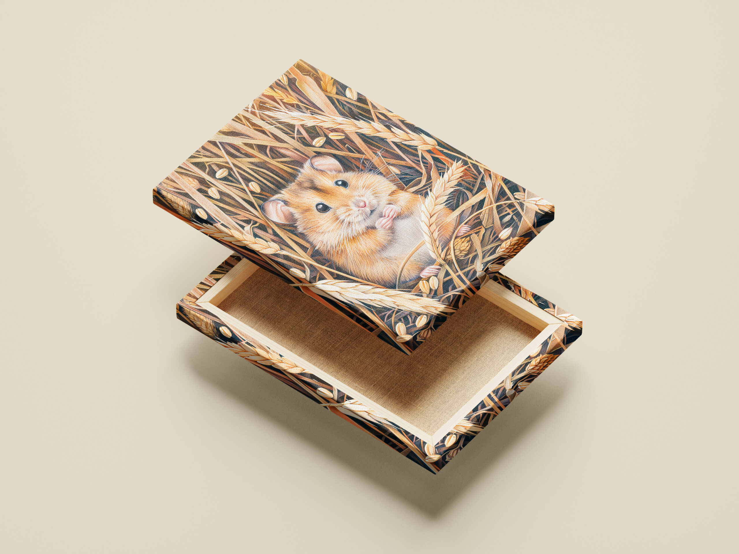 raxxa Canva: Field Hamster in Golden Grain – Bild 2