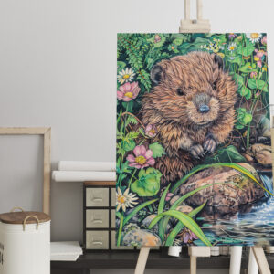 raxxa Canva: Little Beaver by Creek Bank