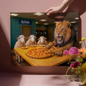raxxa Canva: Lion Takes Lion’s Share of the Pizza