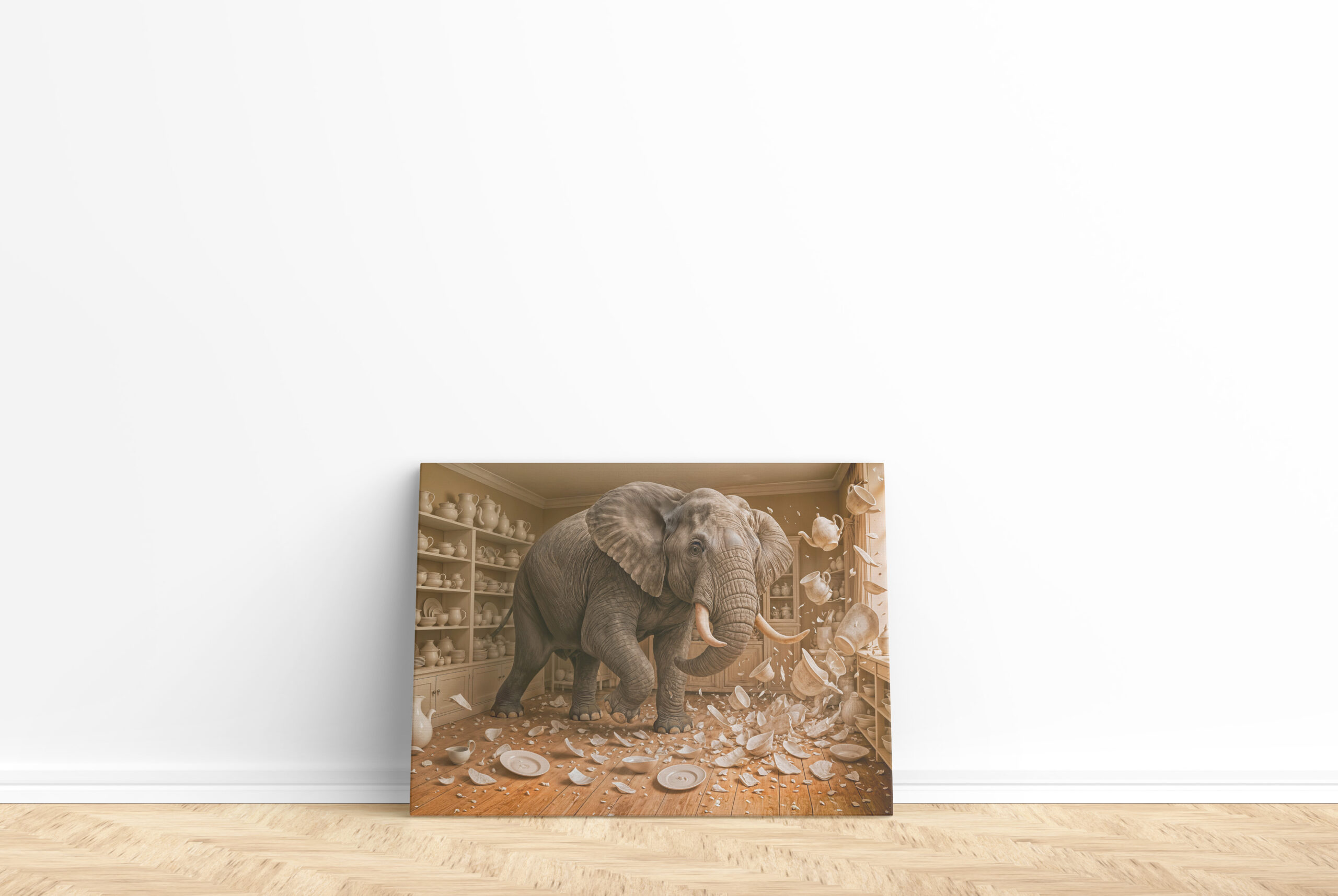 raxxa Canva: Elephant Rampages Through China Shop – Bild 2
