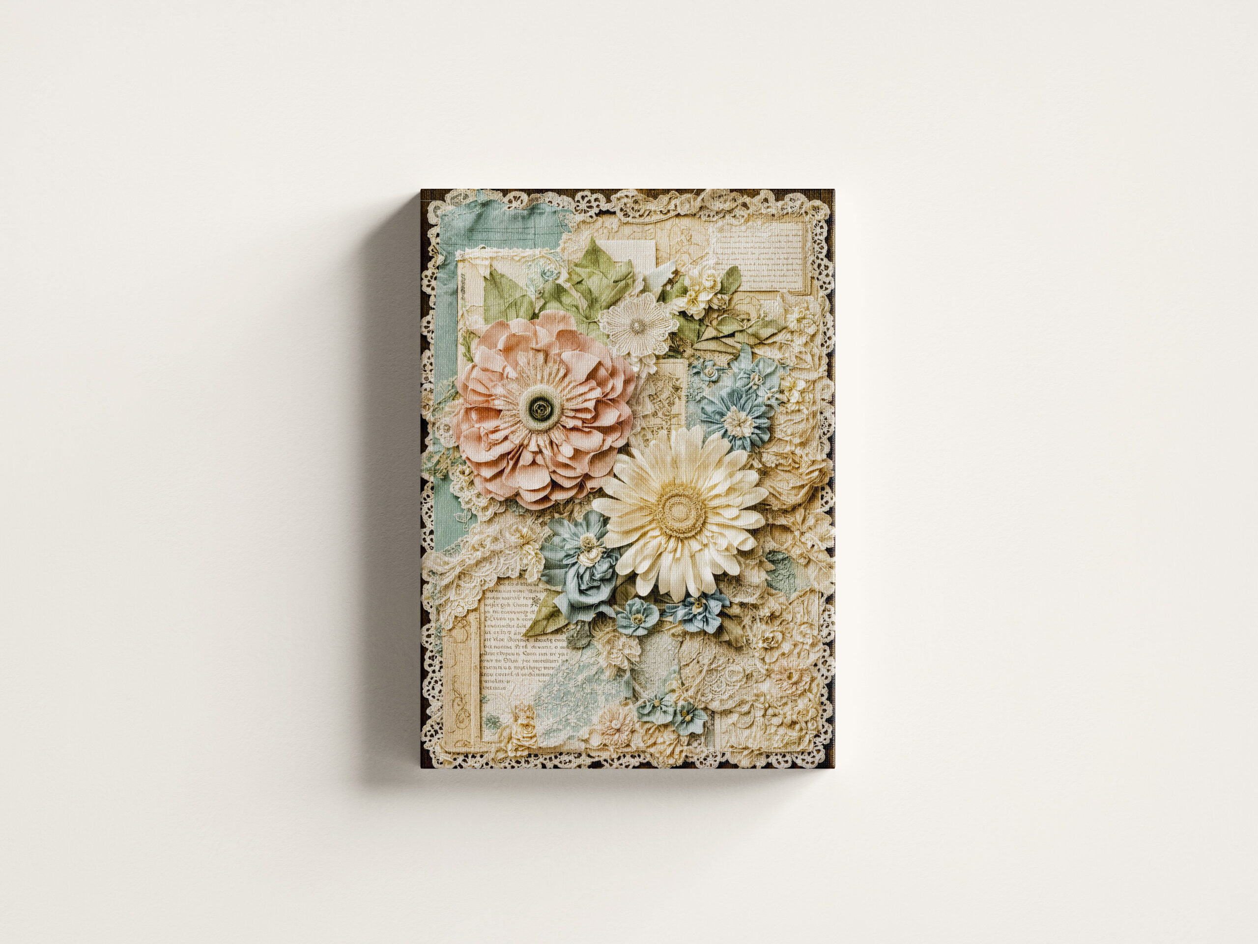 raxxa Canva: Vintage floral collage with layered textures - Image 3