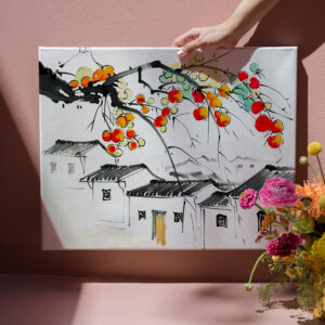 raxxa Canva: Ripe Apples in a chinese Mountain Village
