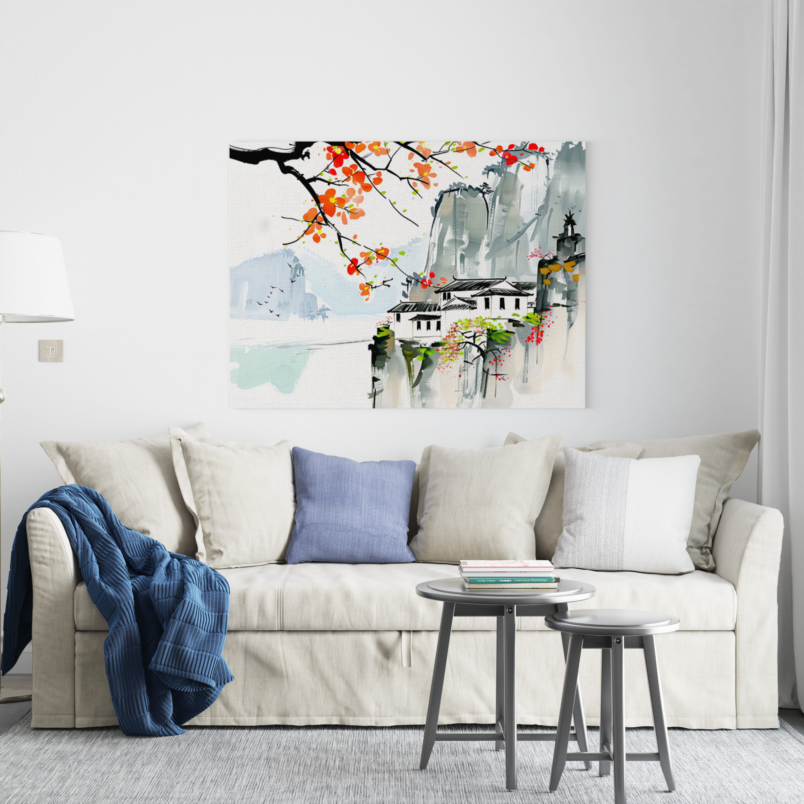 raxxa Canva: Chinese Springtime in a Mountain Village – Bild 2