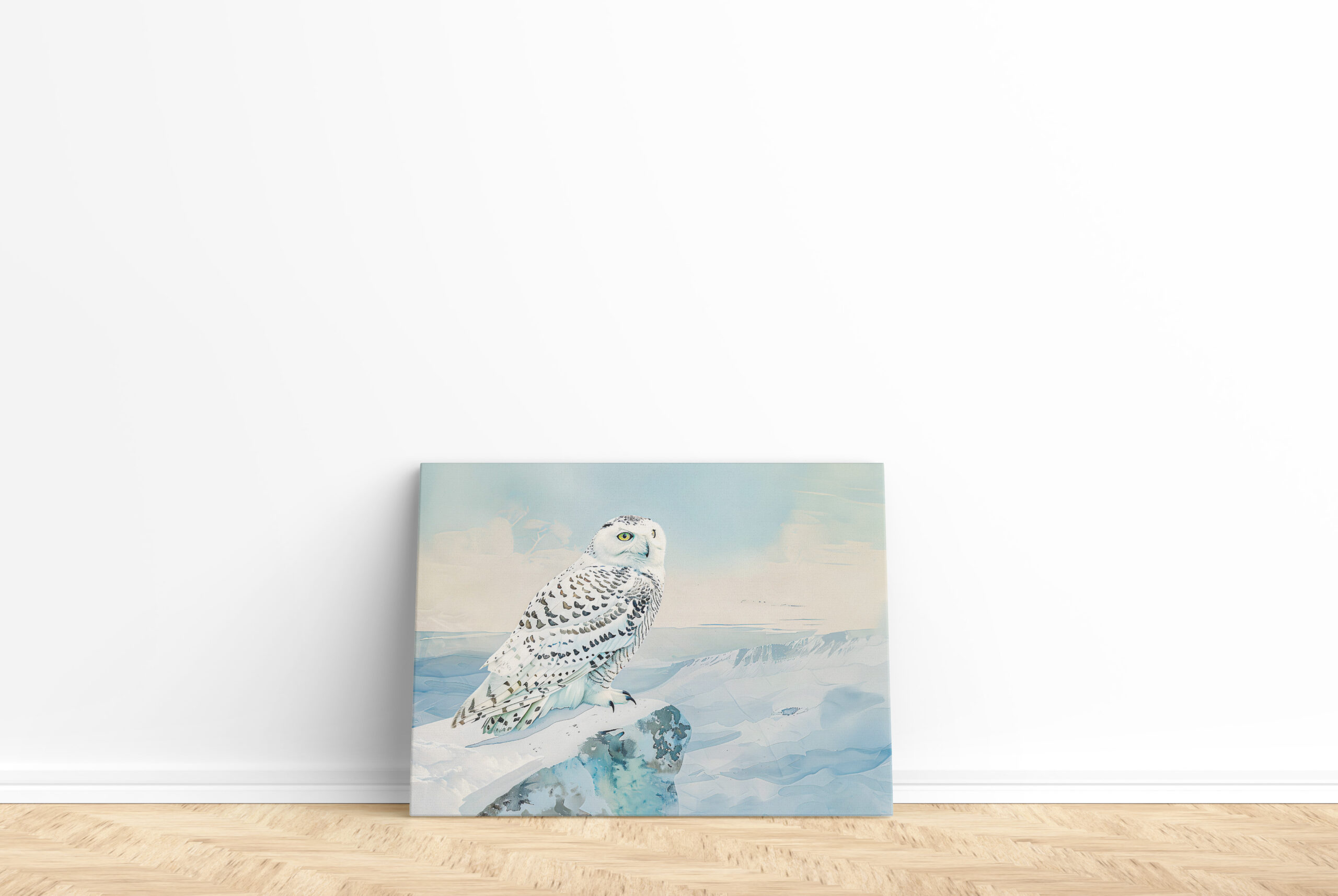 raxxa Canva: Snowy Owl in Frozen Landscape – Bild 2