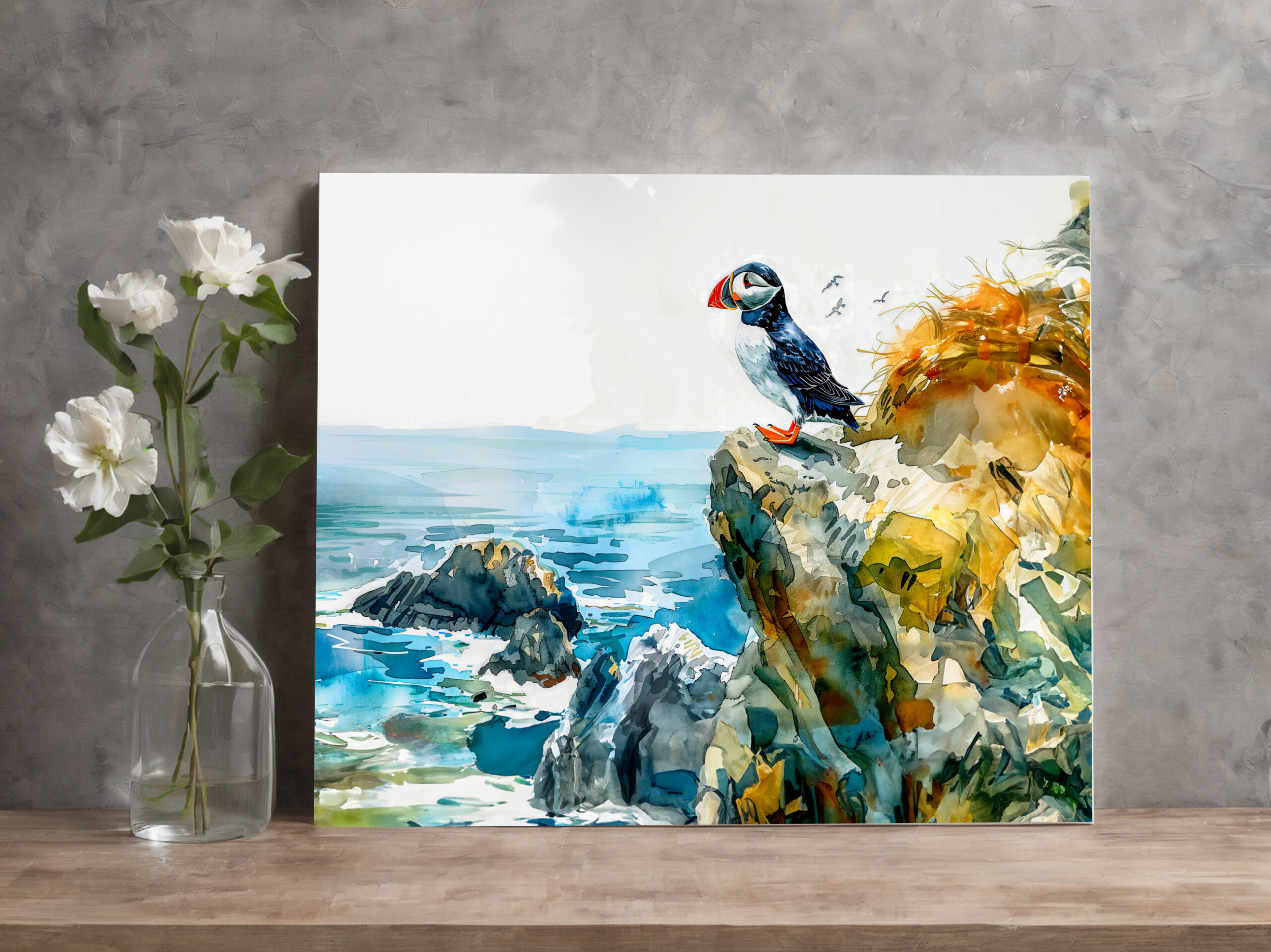 raxxa Canva: Puffin on Coastal Cliff - Image 2