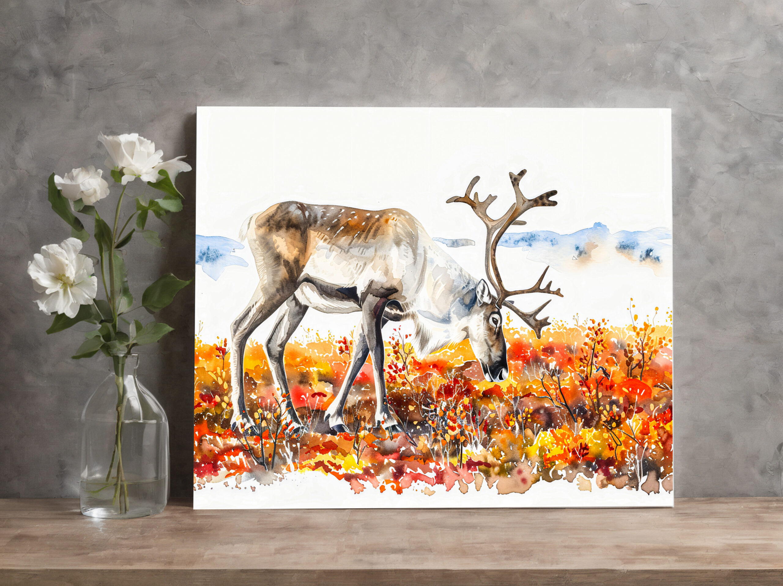 raxxa Canva: Reindeer in Autumn Tundra – Image 2
