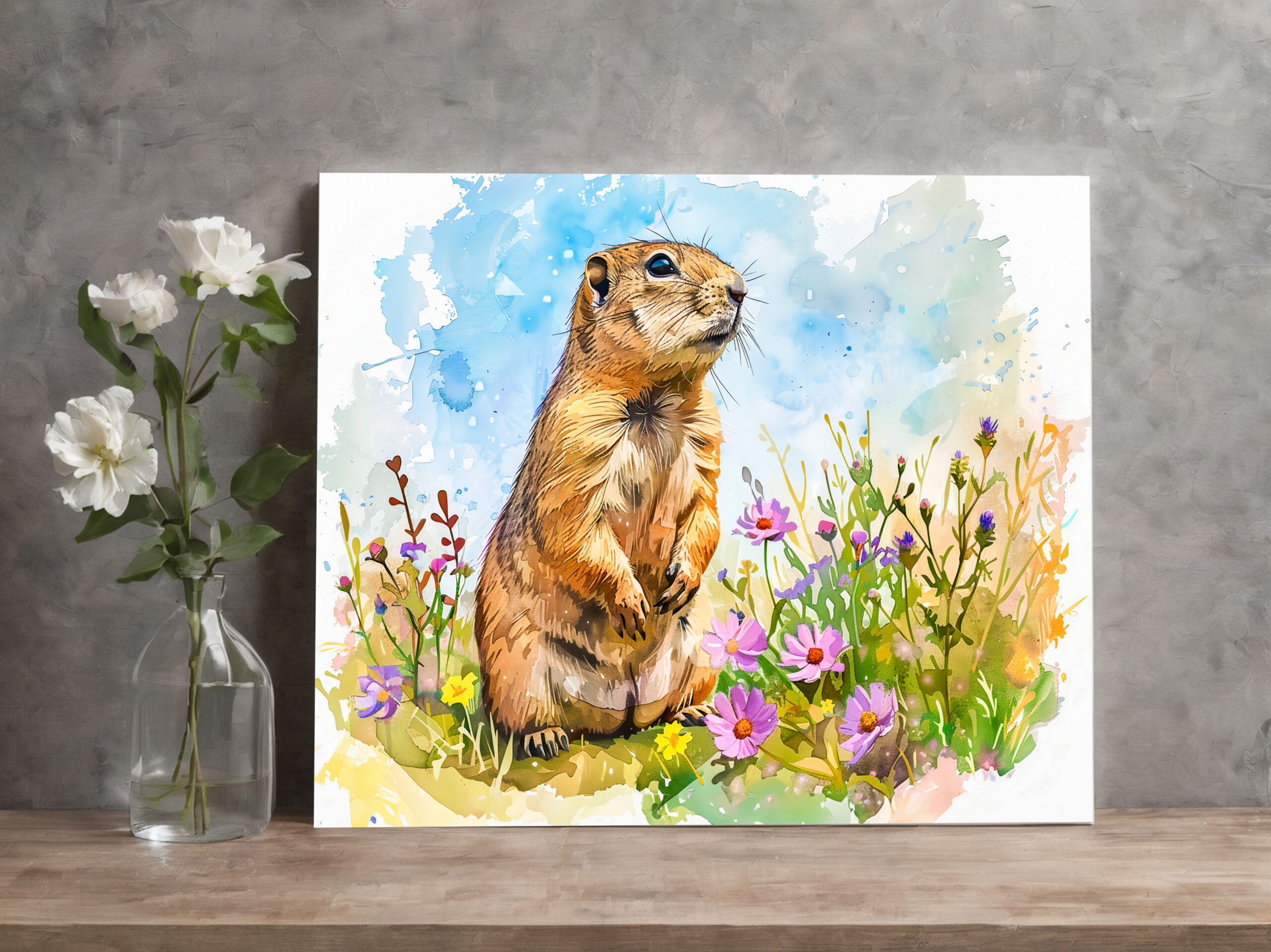 raxxa Canva: Arctic Ground Squirrel in Tundra Landscape – Bild 2