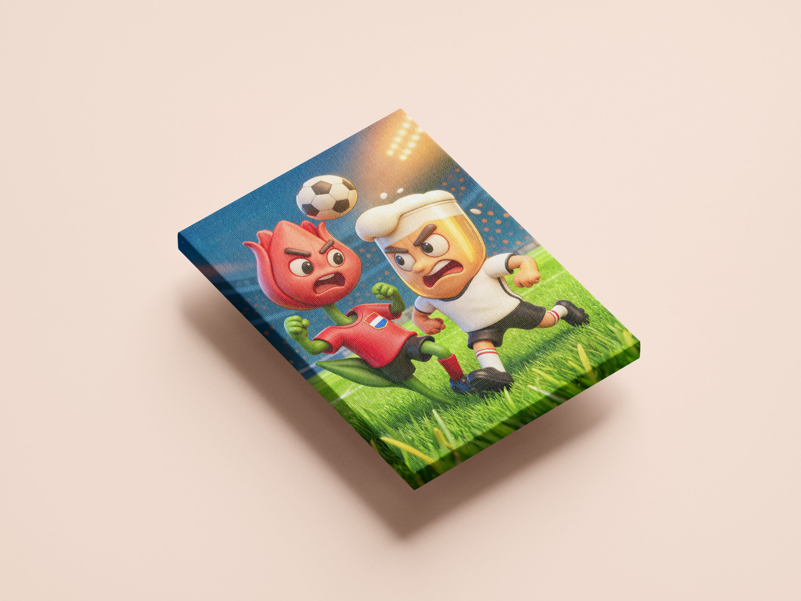 raxxa Canva: Dutch tulip versus German beer glass soccer duel – Bild 2