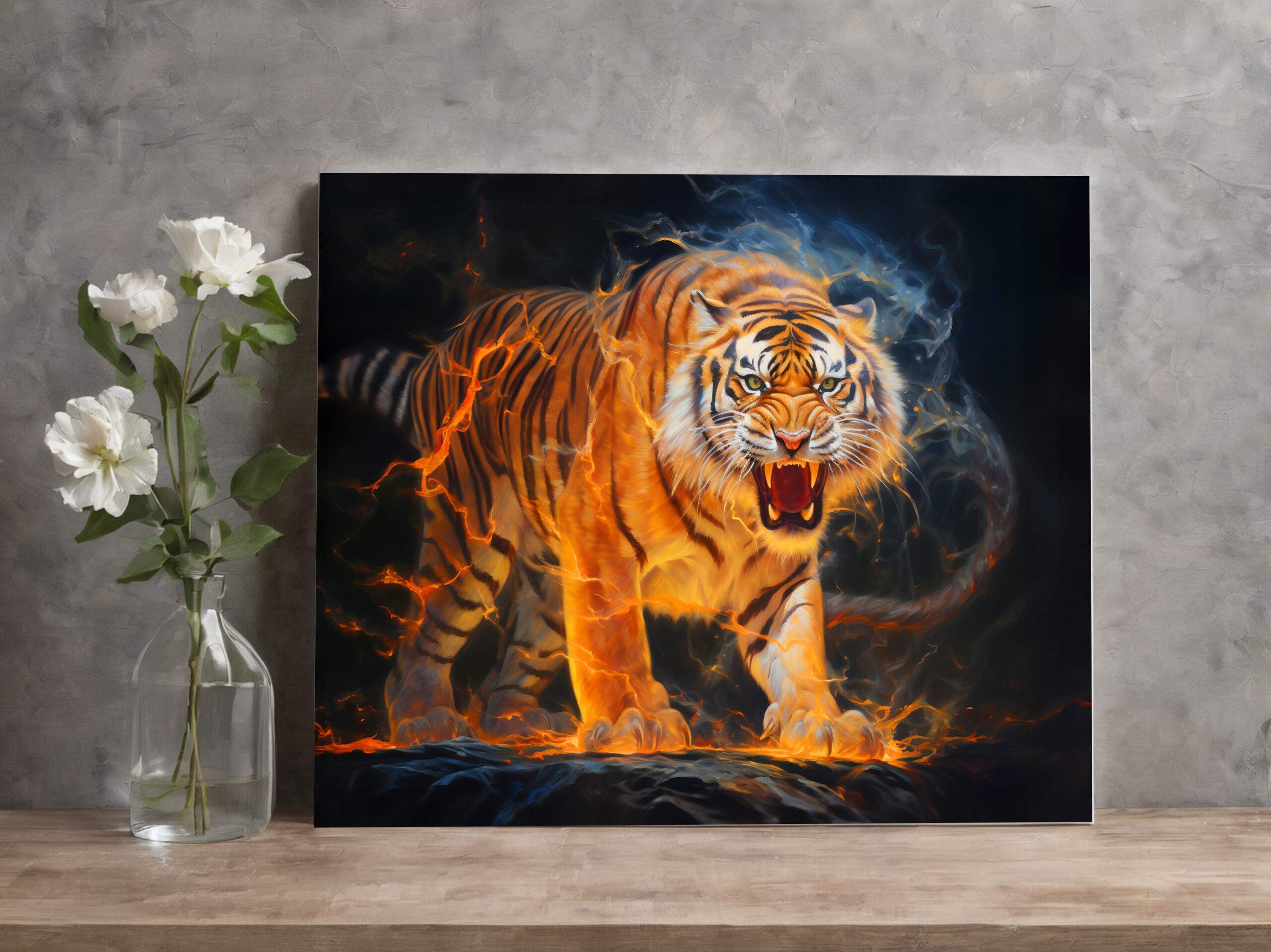 raxxa Canva: Majestic Tiger Chinese Zodiac Artistry