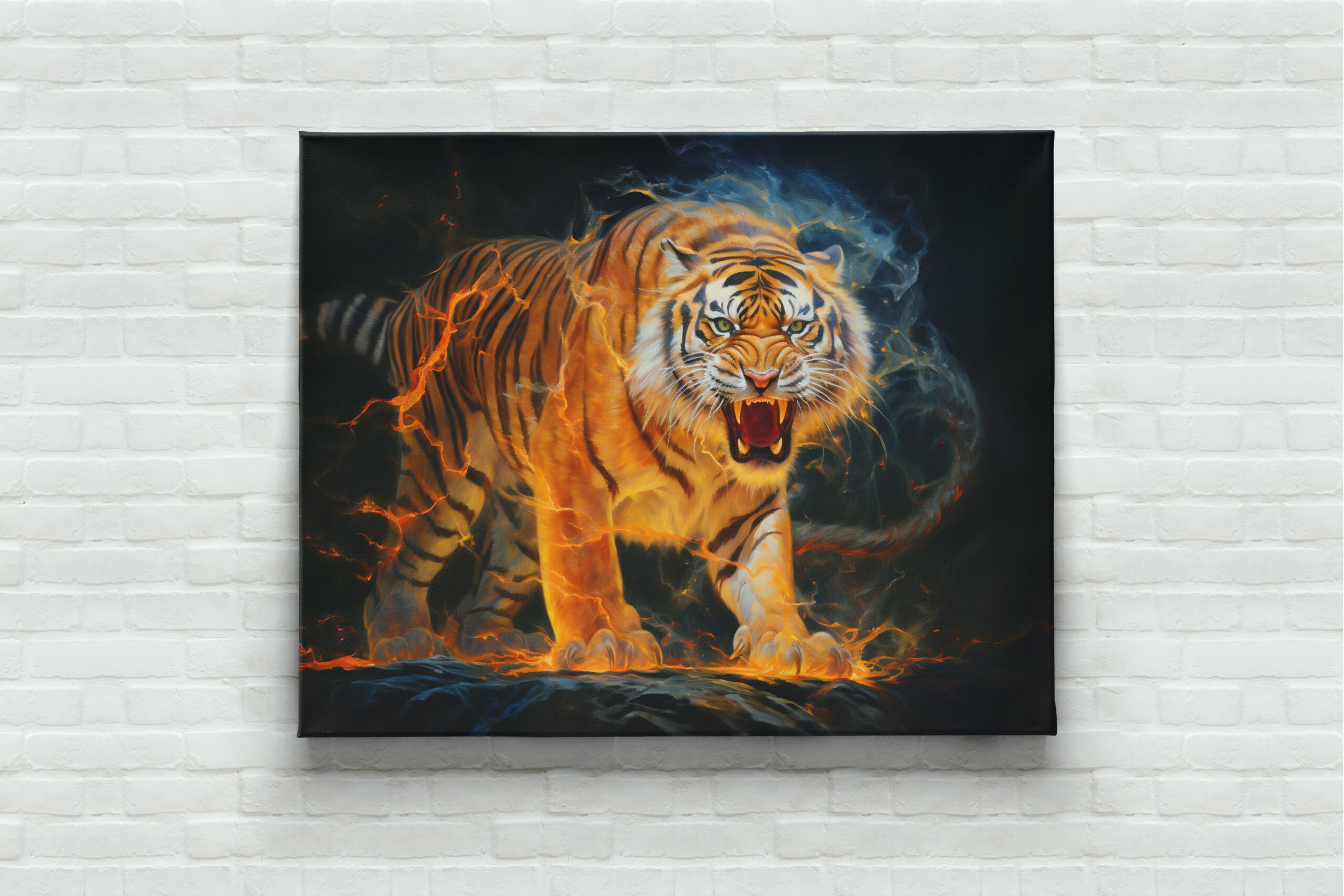 raxxa Canva: Majestic Tiger Chinese Zodiac Artistry – Bild 2