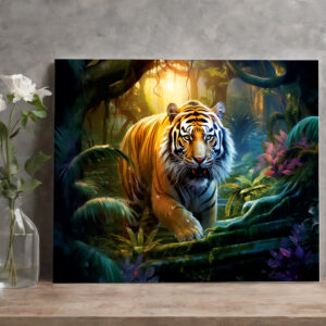 raxxa Canva: Majestic Tiger Chinese Zodiac Artistry