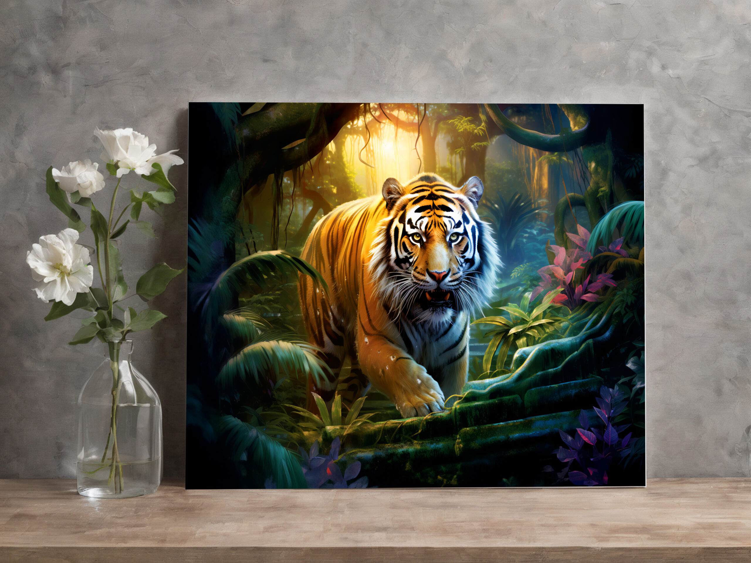 raxxa Canva: Majestic Tiger Chinese Zodiac Artistry