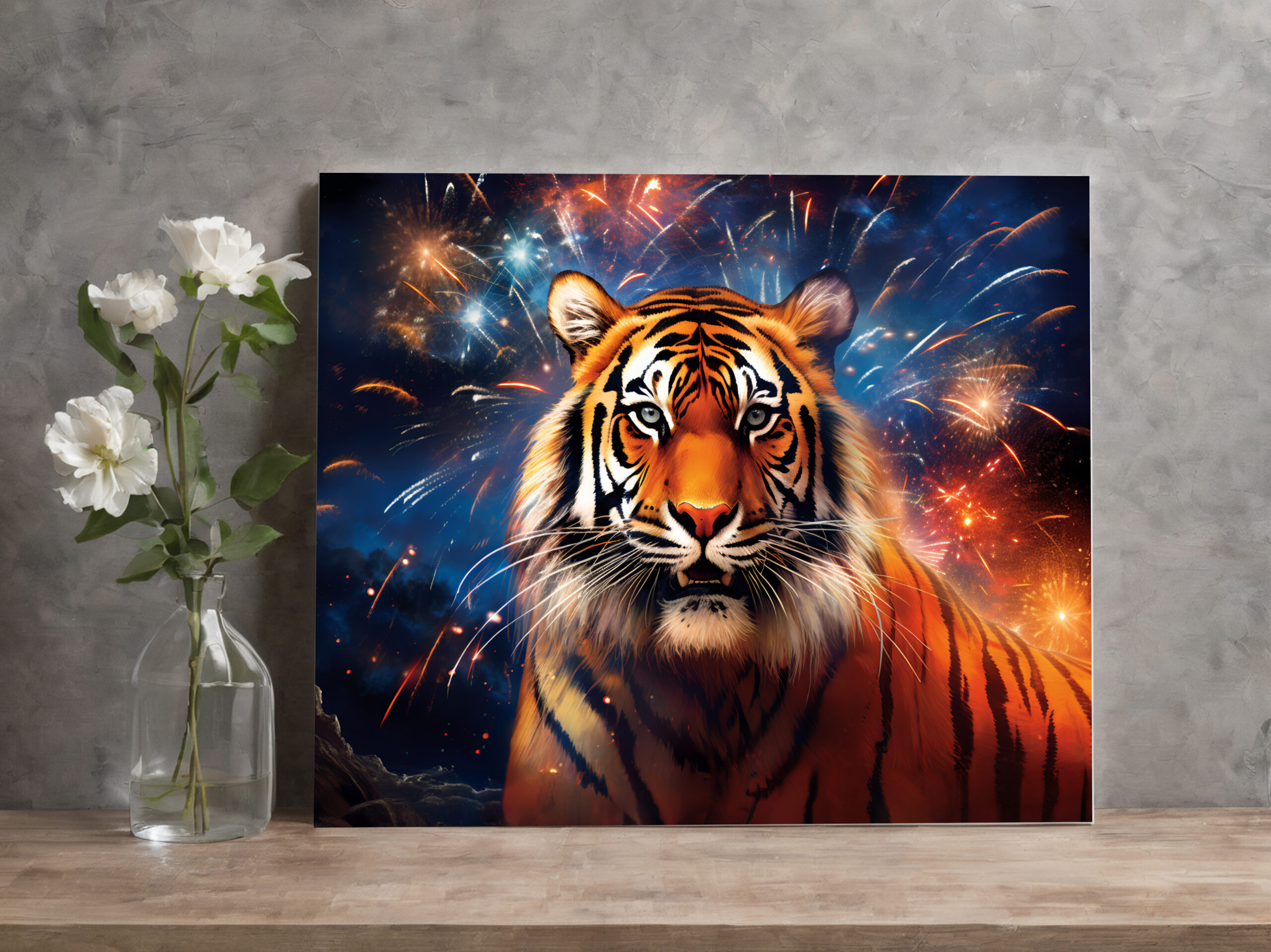 raxxa Canva: Majestic Tiger Chinese Zodiac Artistry – Bild 2
