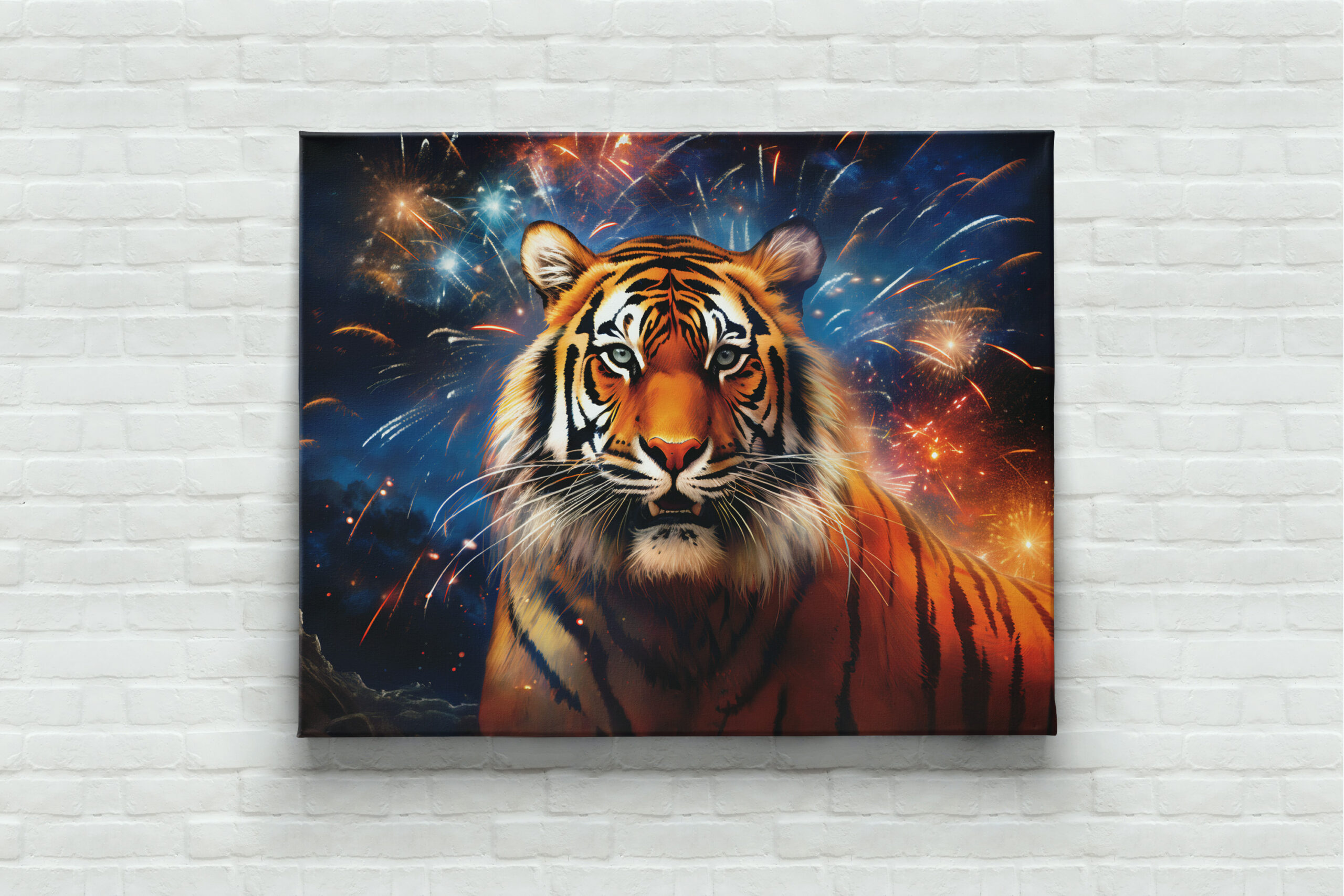 raxxa Canva: Majestic Tiger Chinese Zodiac Artistry – Bild 3