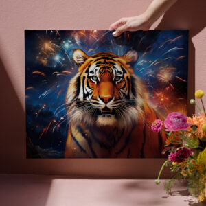 raxxa Canva: Majestic Tiger Chinese Zodiac Artistry