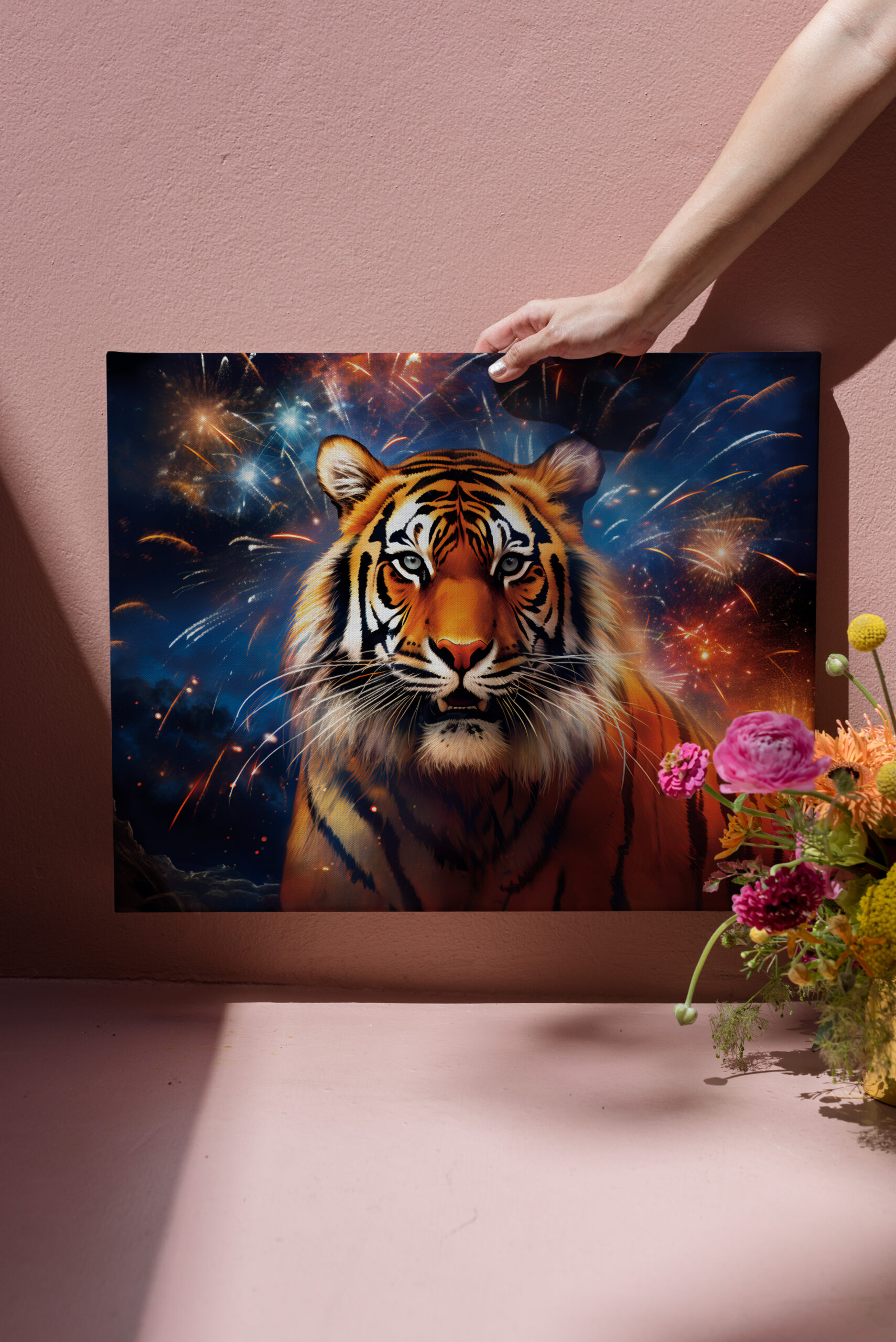 raxxa Canva: Majestic Tiger Chinese Zodiac Artistry