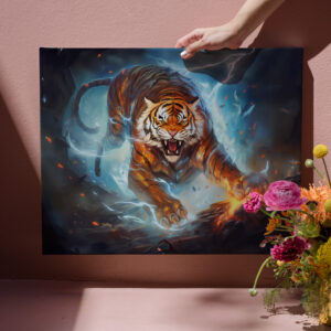 raxxa Canva: Majestic Tiger Chinese Zodiac Artistry
