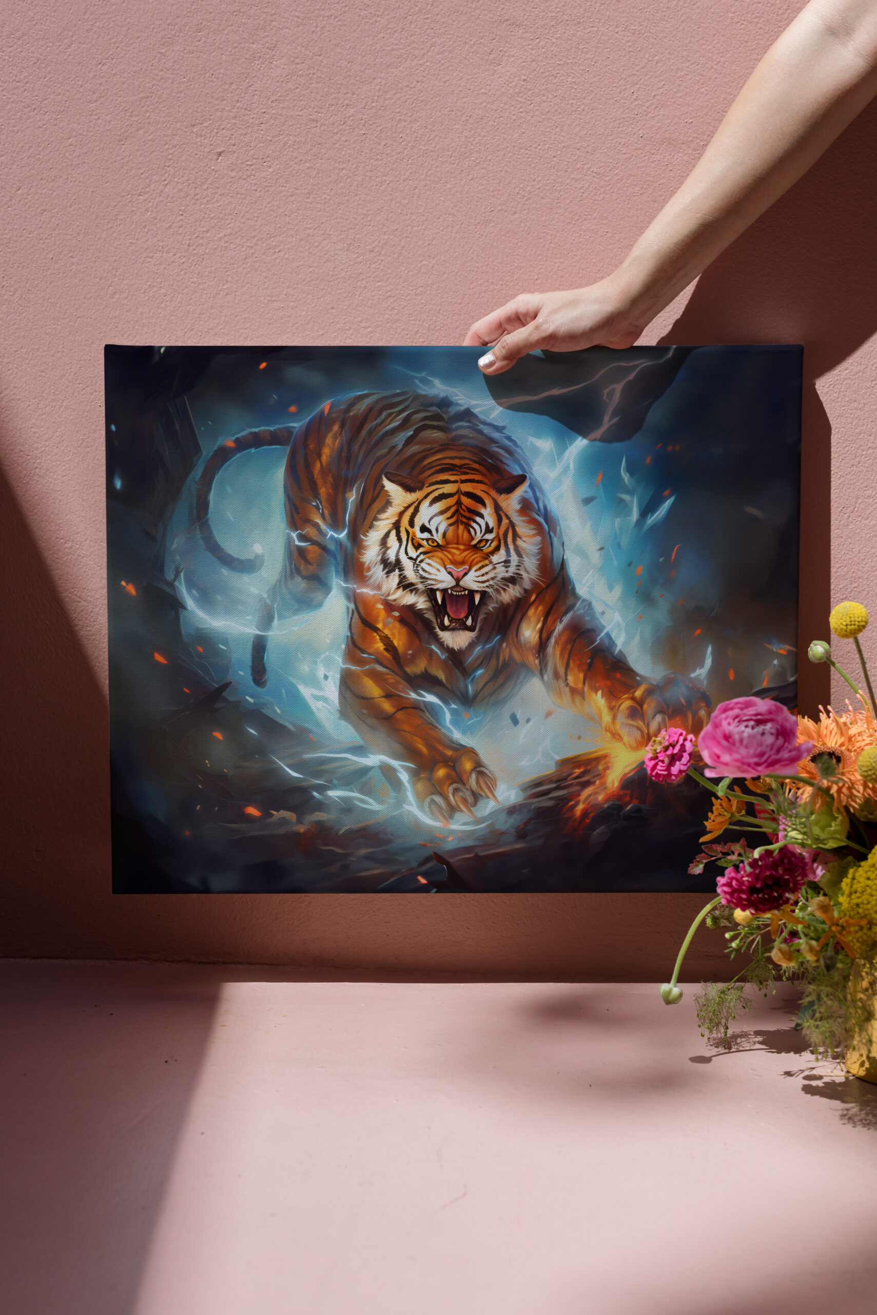 raxxa Canva: Majestic Tiger Chinese Zodiac Artistry