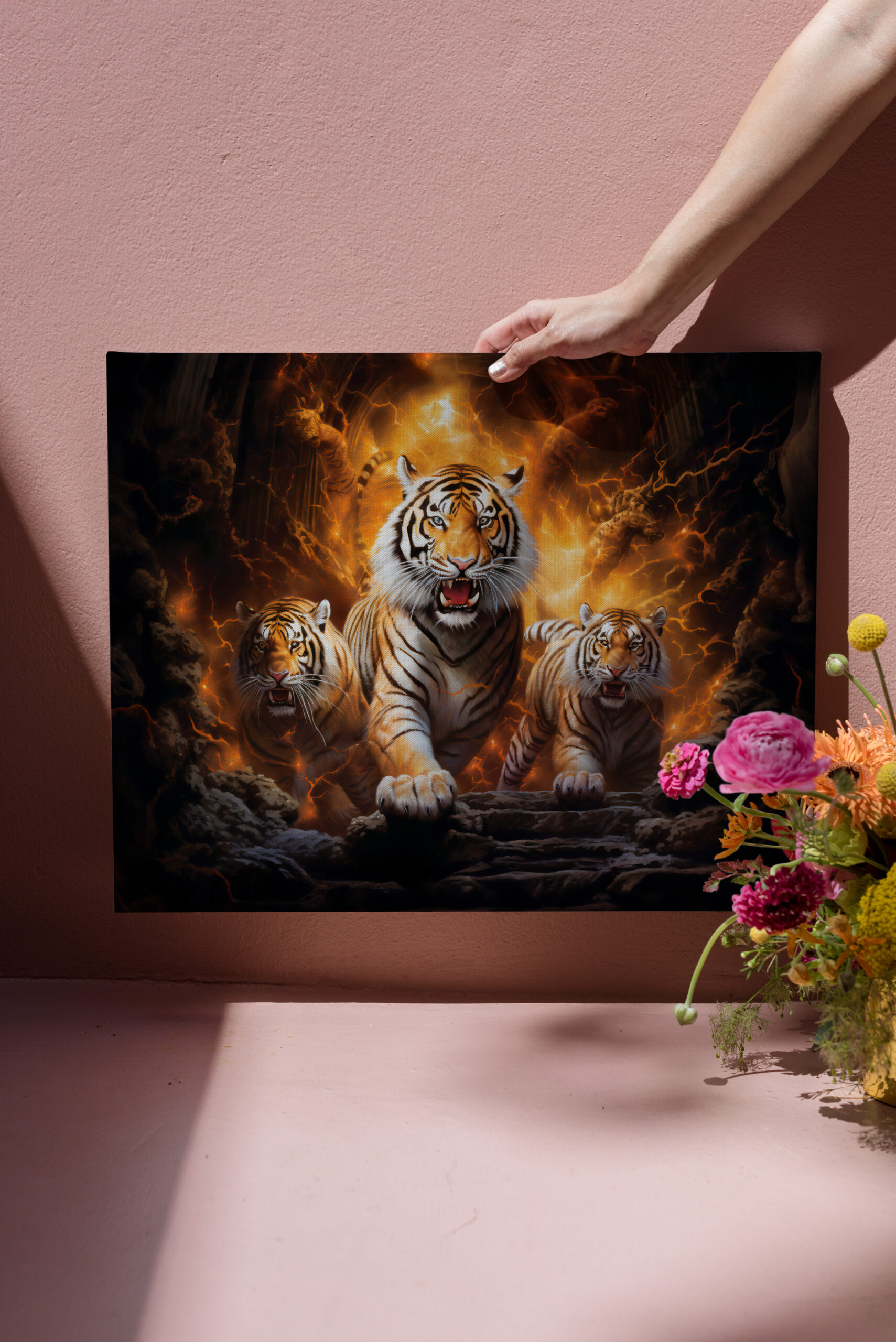 raxxa Canva: Majestic Tiger Chinese Zodiac Artistry