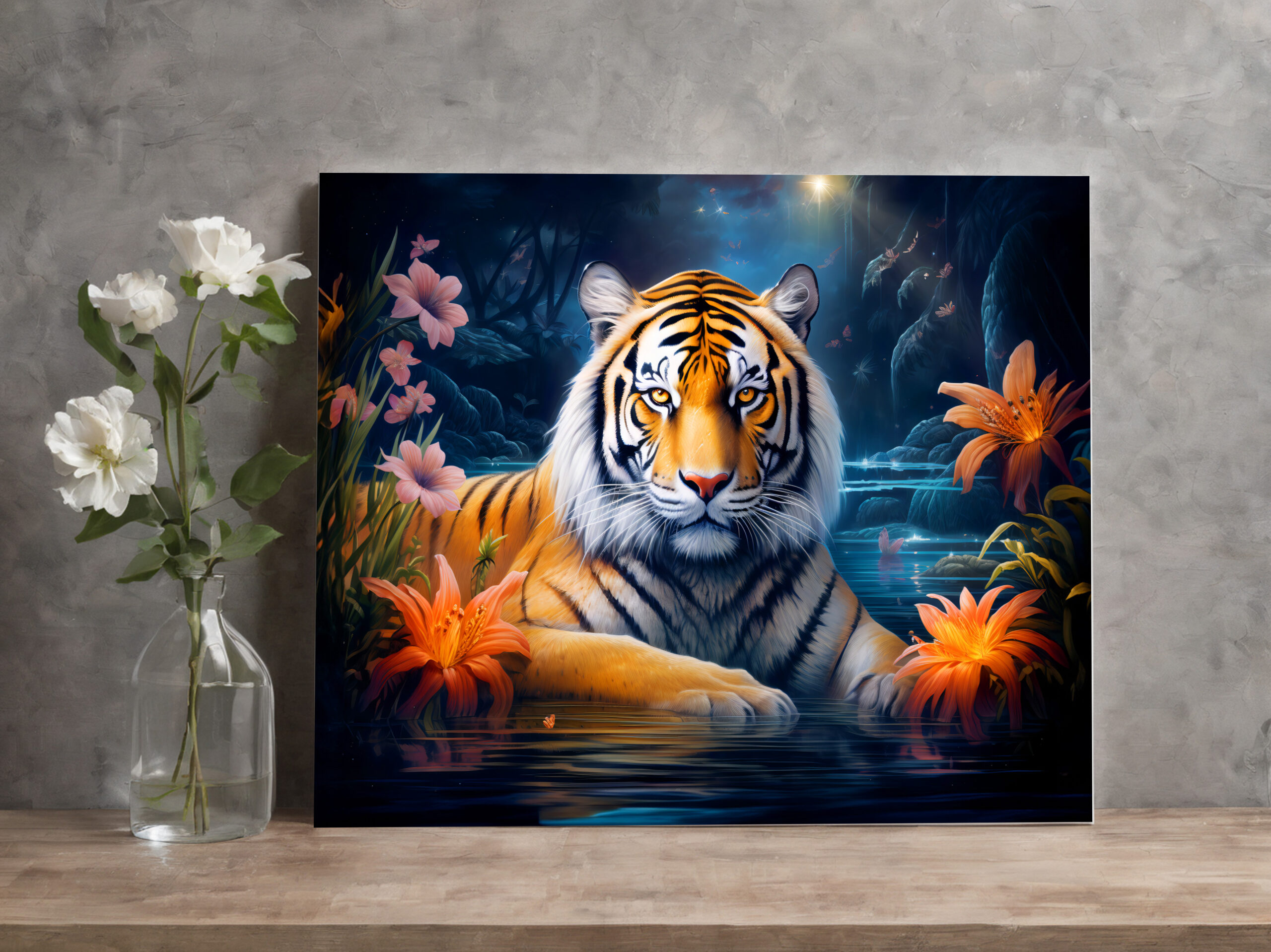 raxxa Canva: Majestic Tiger Chinese Zodiac Artistry - immagine 2