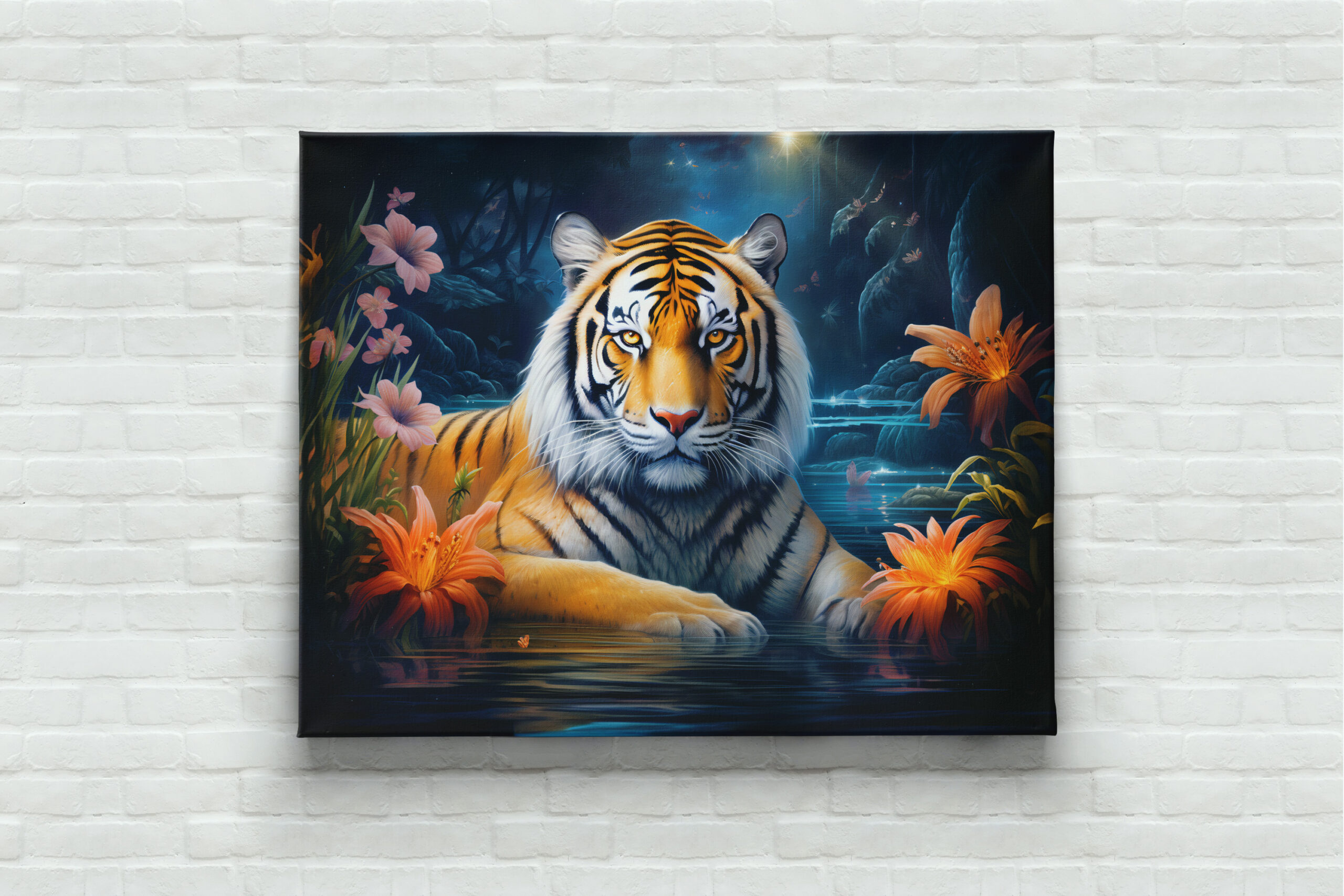 raxxa Canva: Majestic Tiger Chinese Zodiac Artistry - immagine 3