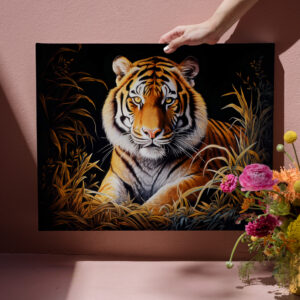 raxxa Canva: Majestic Tiger Chinese Zodiac Artistry
