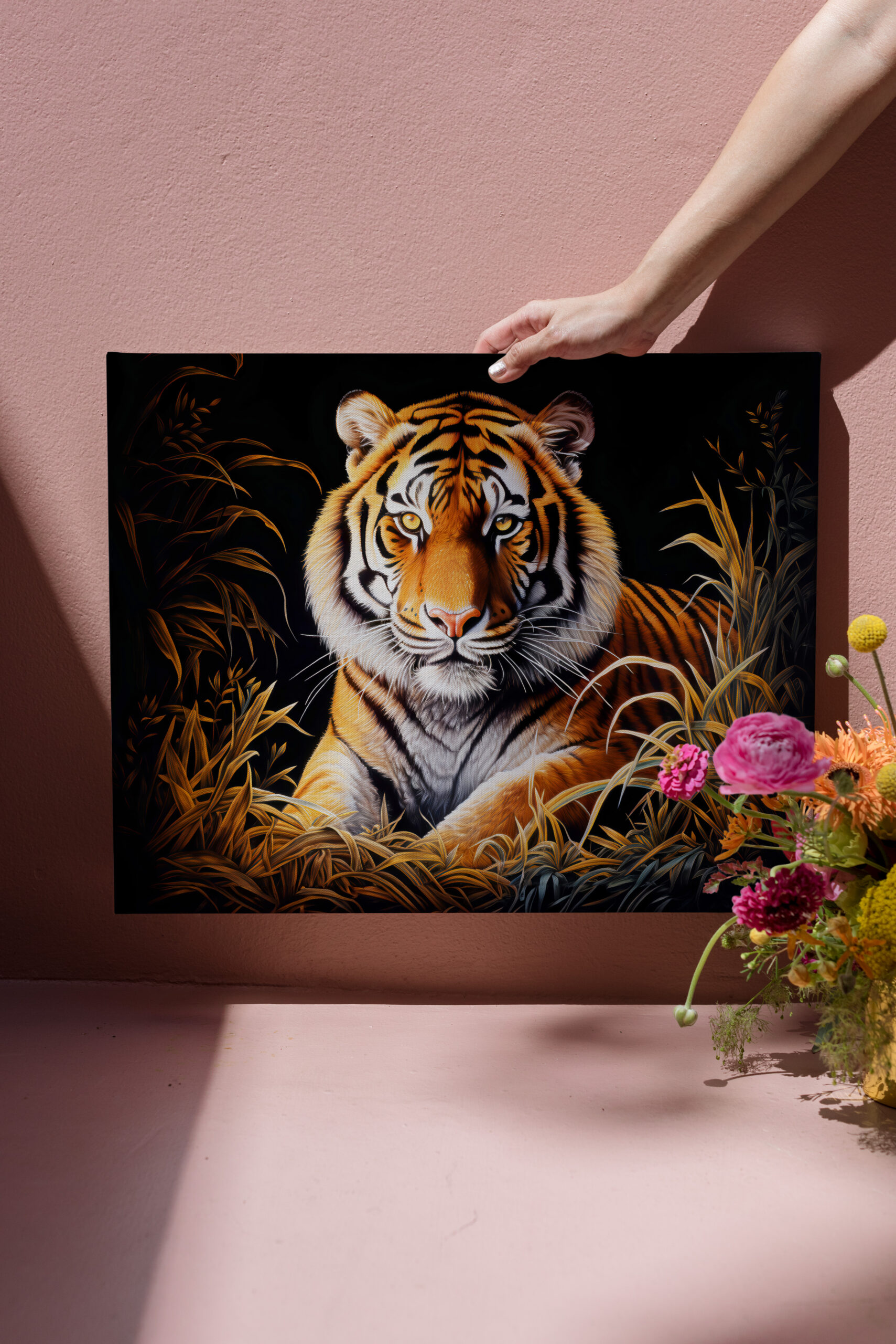 raxxa Canva: Majestic Tiger Chinese Zodiac Artistry