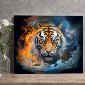 raxxa Canva: Majestic Tiger Chinese Zodiac Artistry