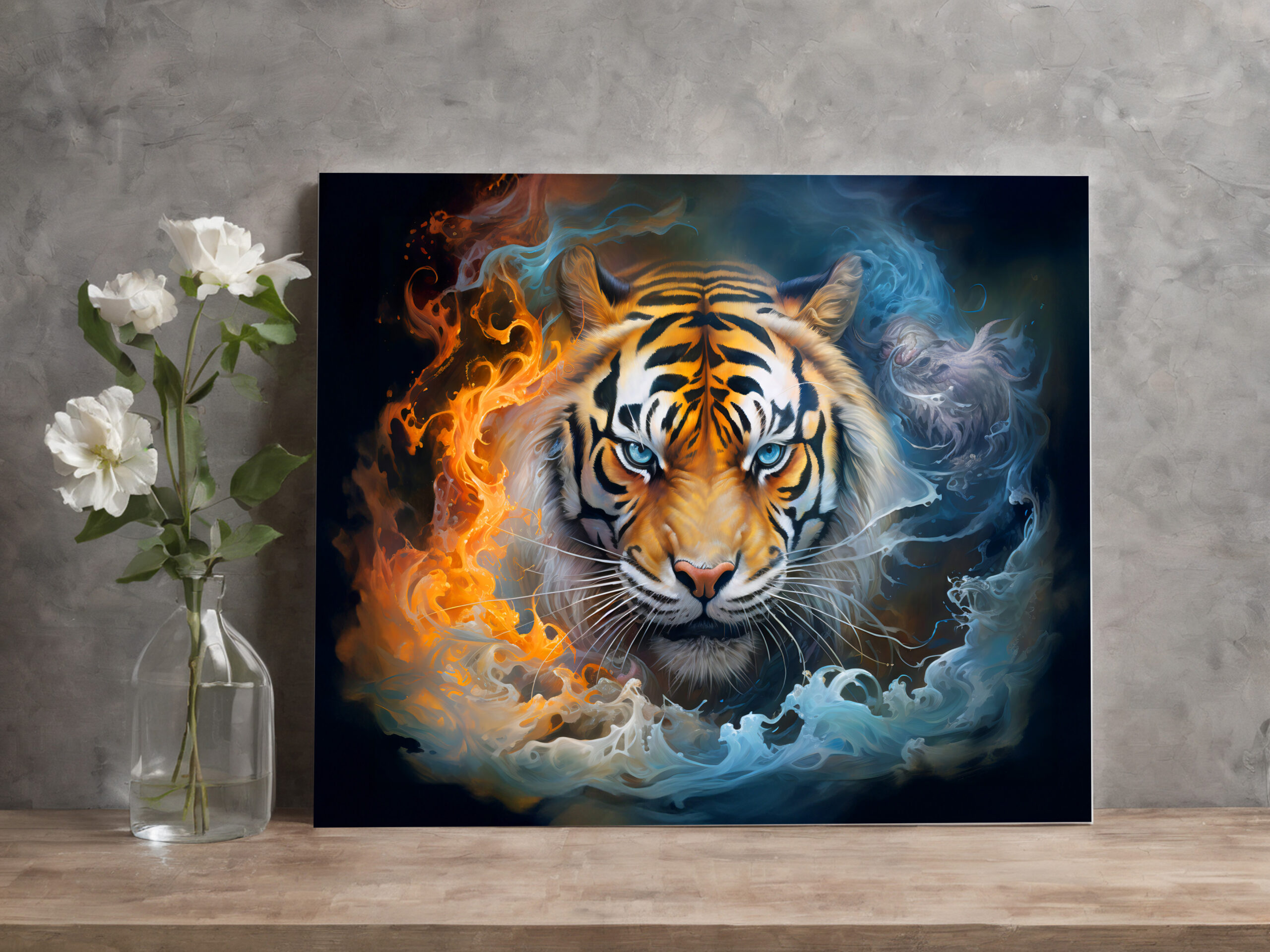 raxxa Canva: Majestic Tiger Chinese Zodiac Artistry