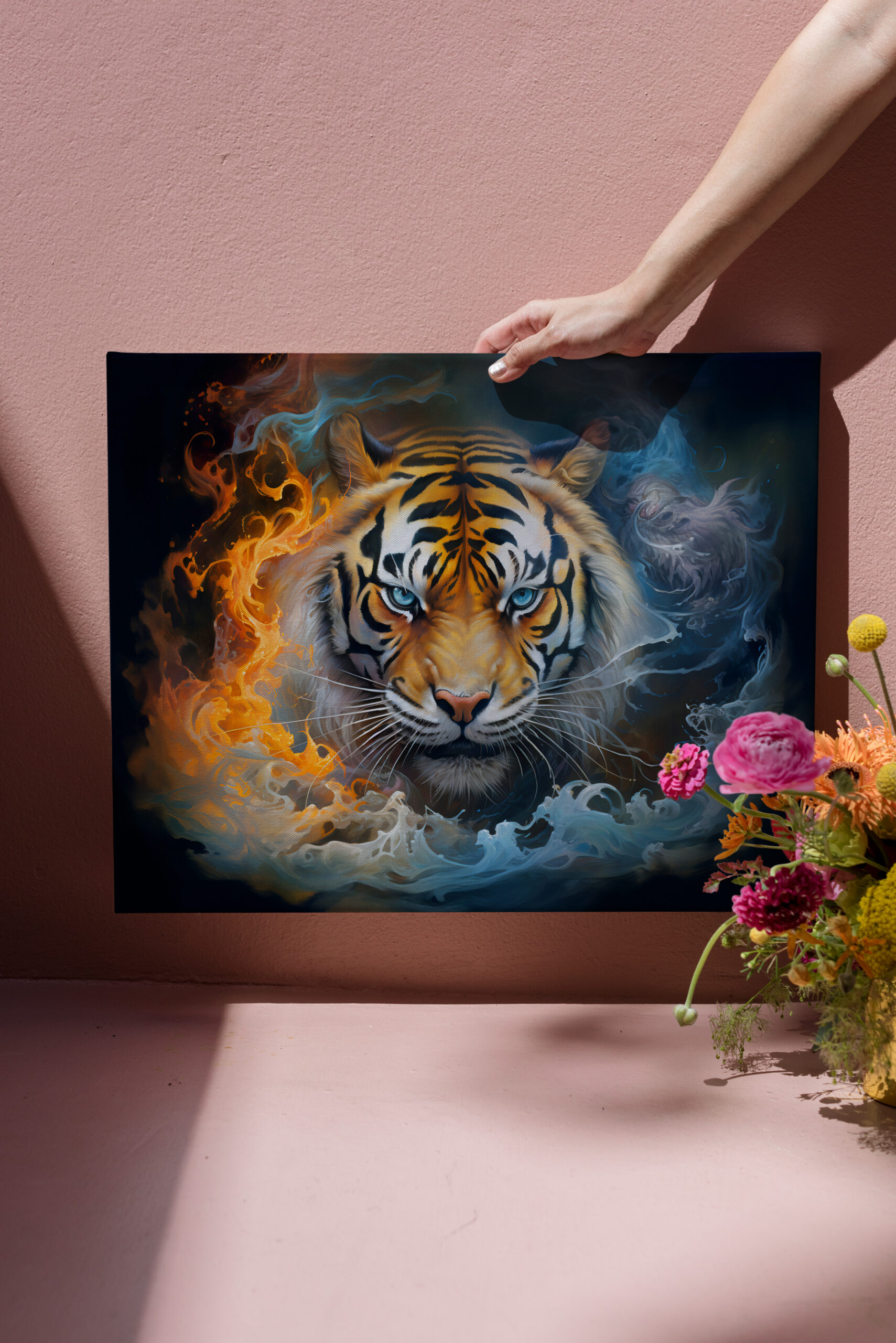 raxxa Canva: Majestic Tiger Chinese Zodiac Artistry – Image 3