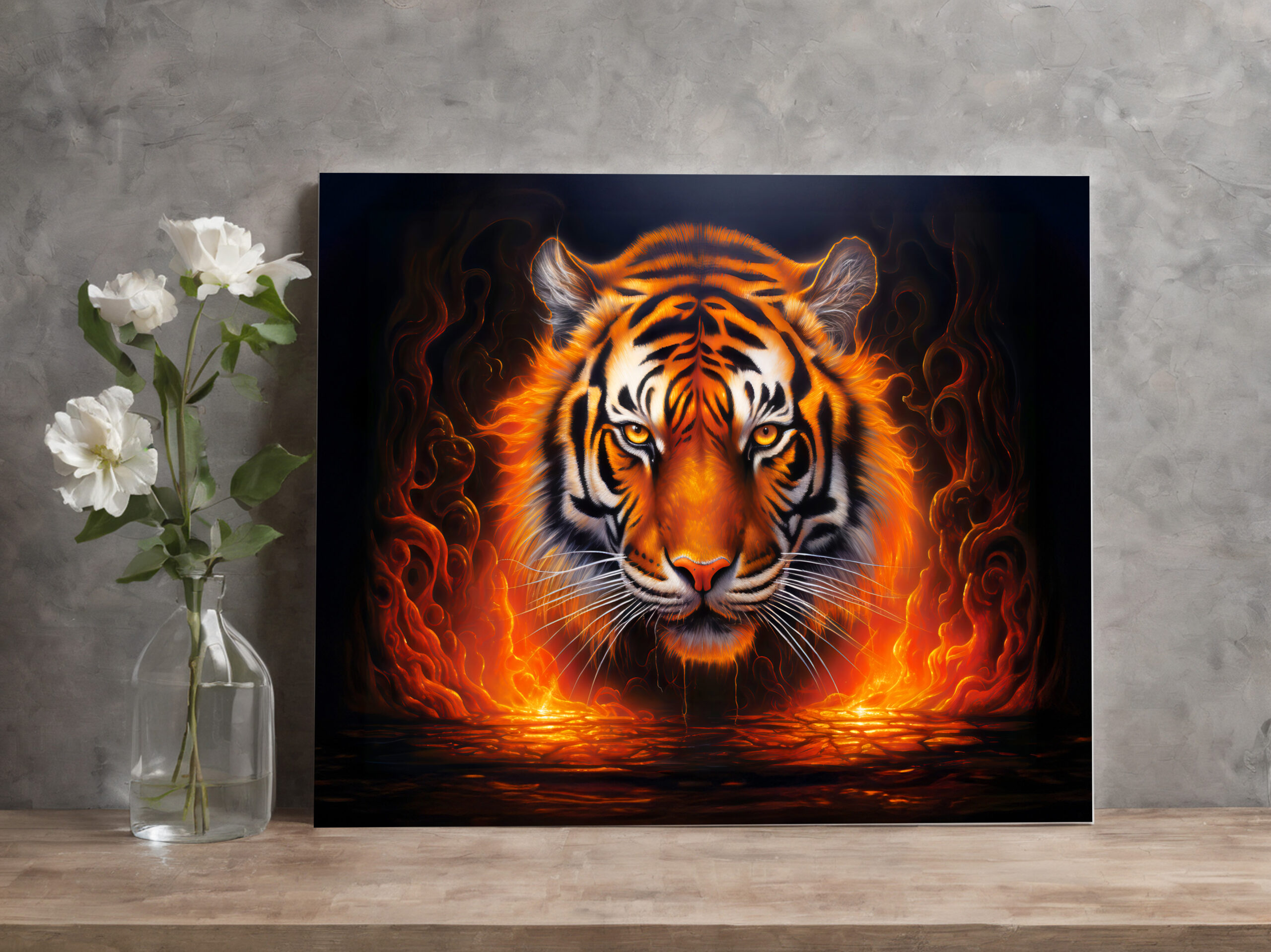 raxxa Canva: Majestic Tiger Chinese Zodiac Artistry – Bild 2