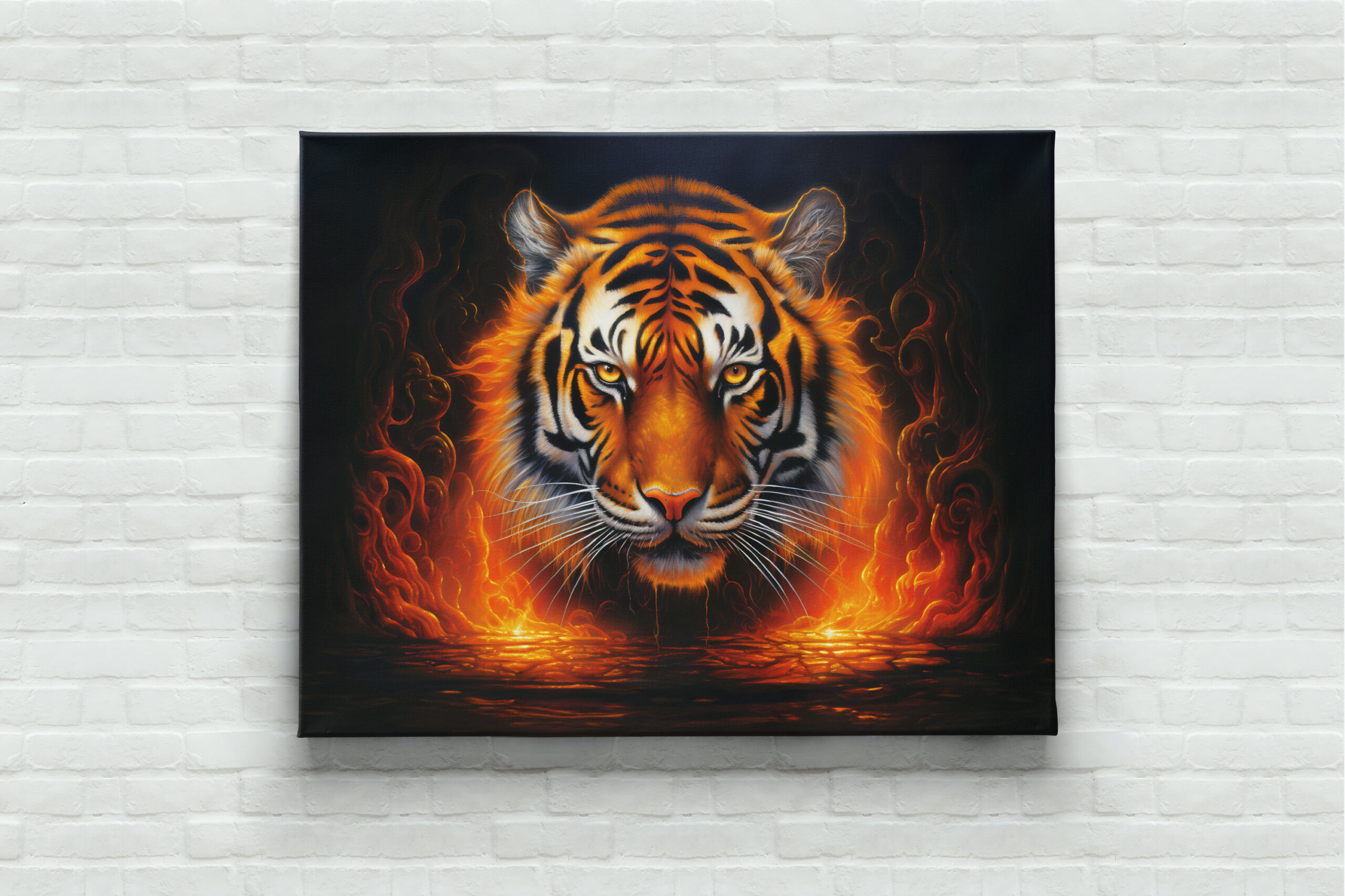 raxxa Canva: Majestic Tiger Chinese Zodiac Artistry – Bild 3