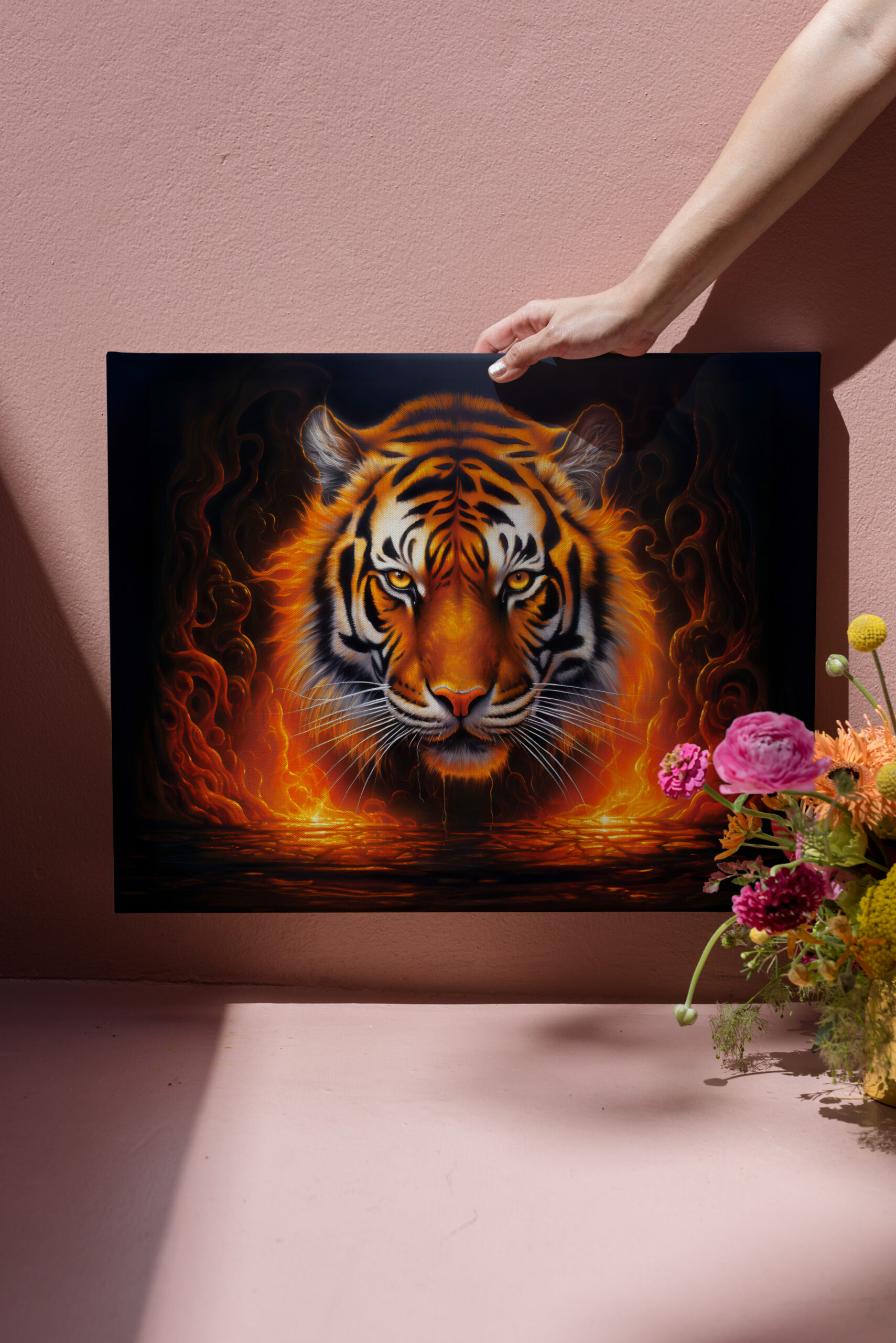 raxxa Canva: Majestic Tiger Chinese Zodiac Artistry