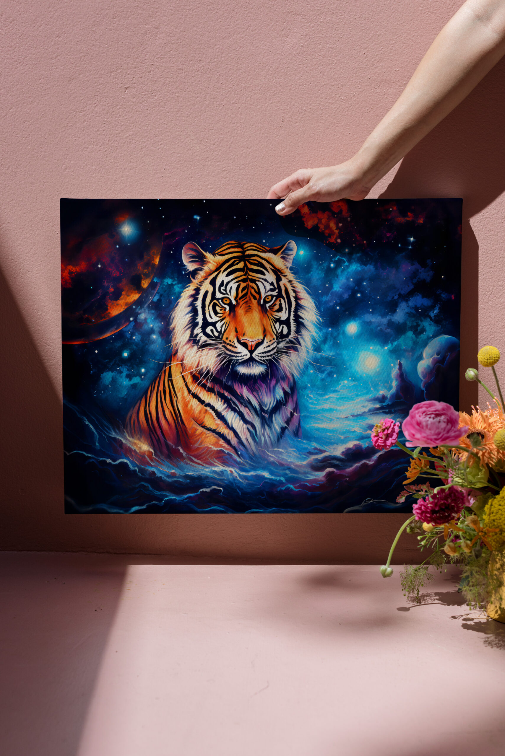 raxxa Canva: Majestic Tiger Chinese Zodiac Artistry – Image 3