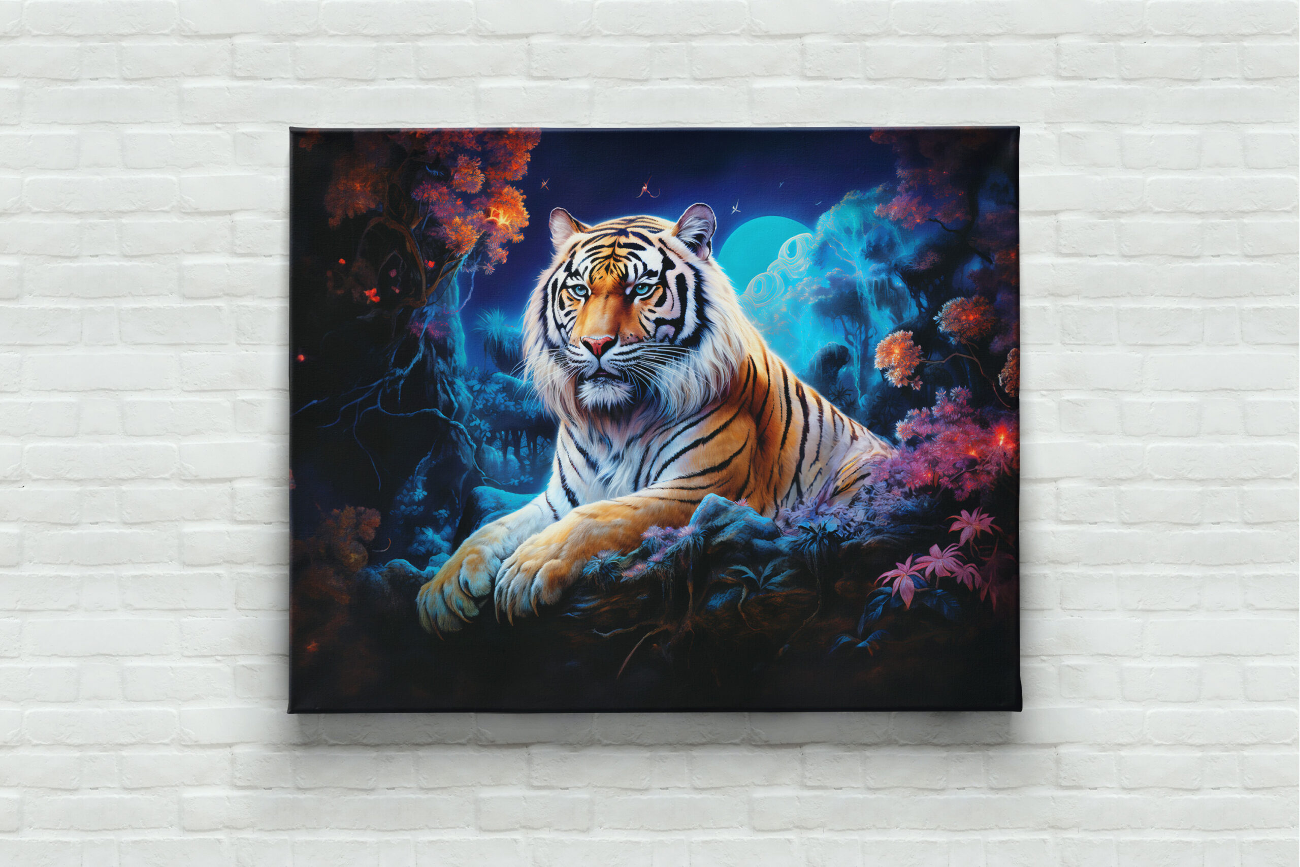 raxxa Canva: Majestic Tiger Chinese Zodiac Artistry - Imagen 3