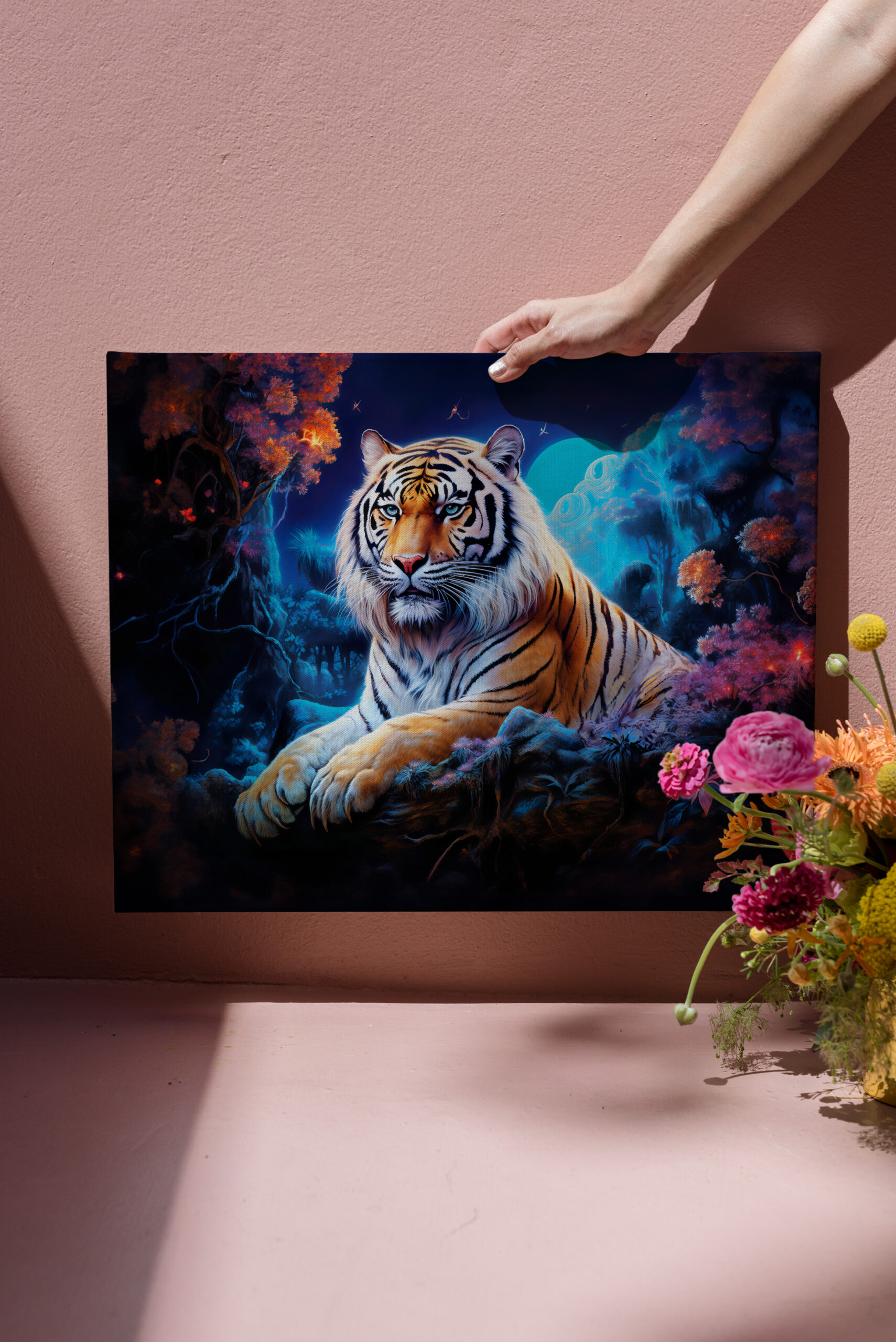 raxxa Canva: Majestic Tiger Chinese Zodiac Artistry