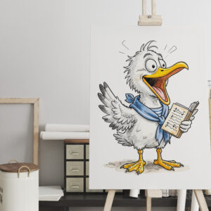 raxxa Canva: Comic Bird Sailor Crew