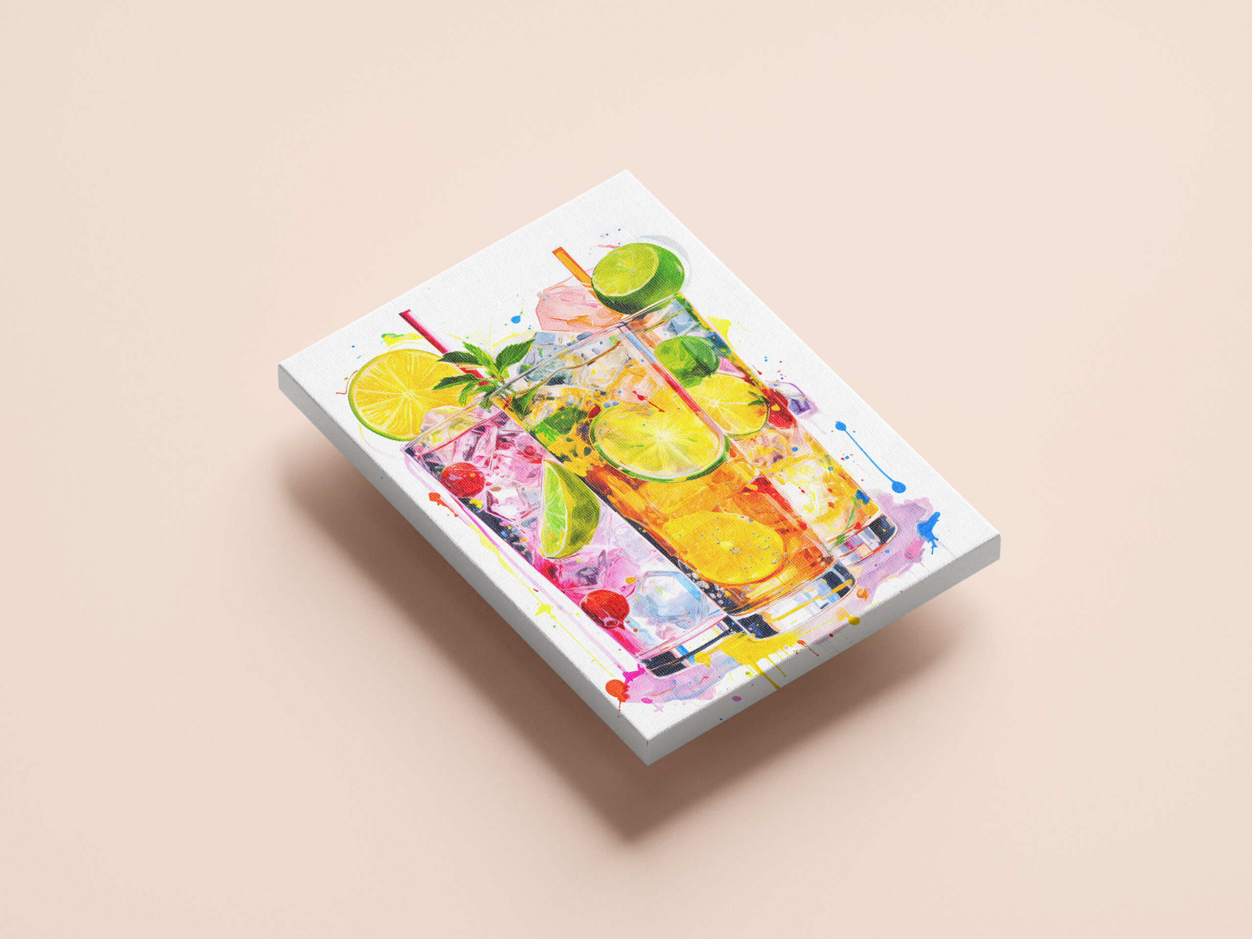 raxxa Canva: Abstract Mixes A Symphony of Colors in Cocktail Art. – Bild 2