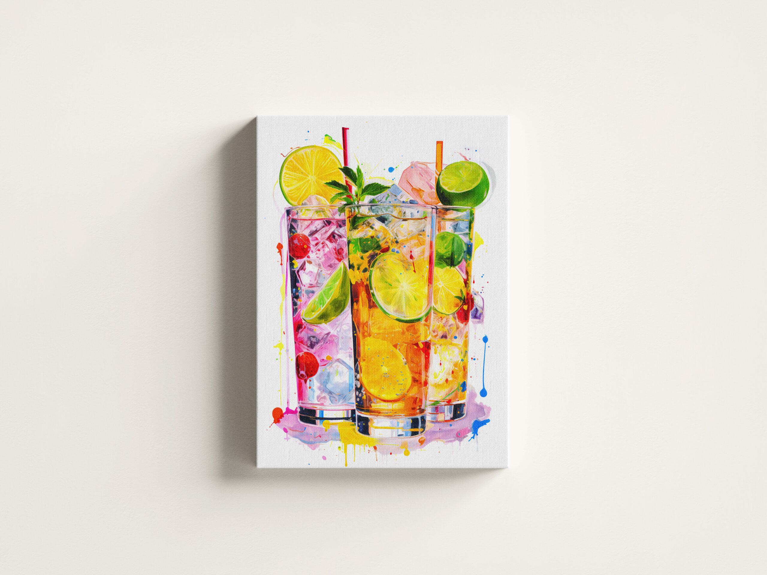 raxxa Canva: Abstract Mixes A Symphony of Colors in Cocktail Art. – Bild 3