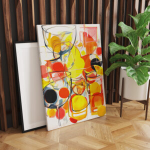 raxxa Canva: Abstract Drink Palette Dazzling Colors in Cocktail Art.