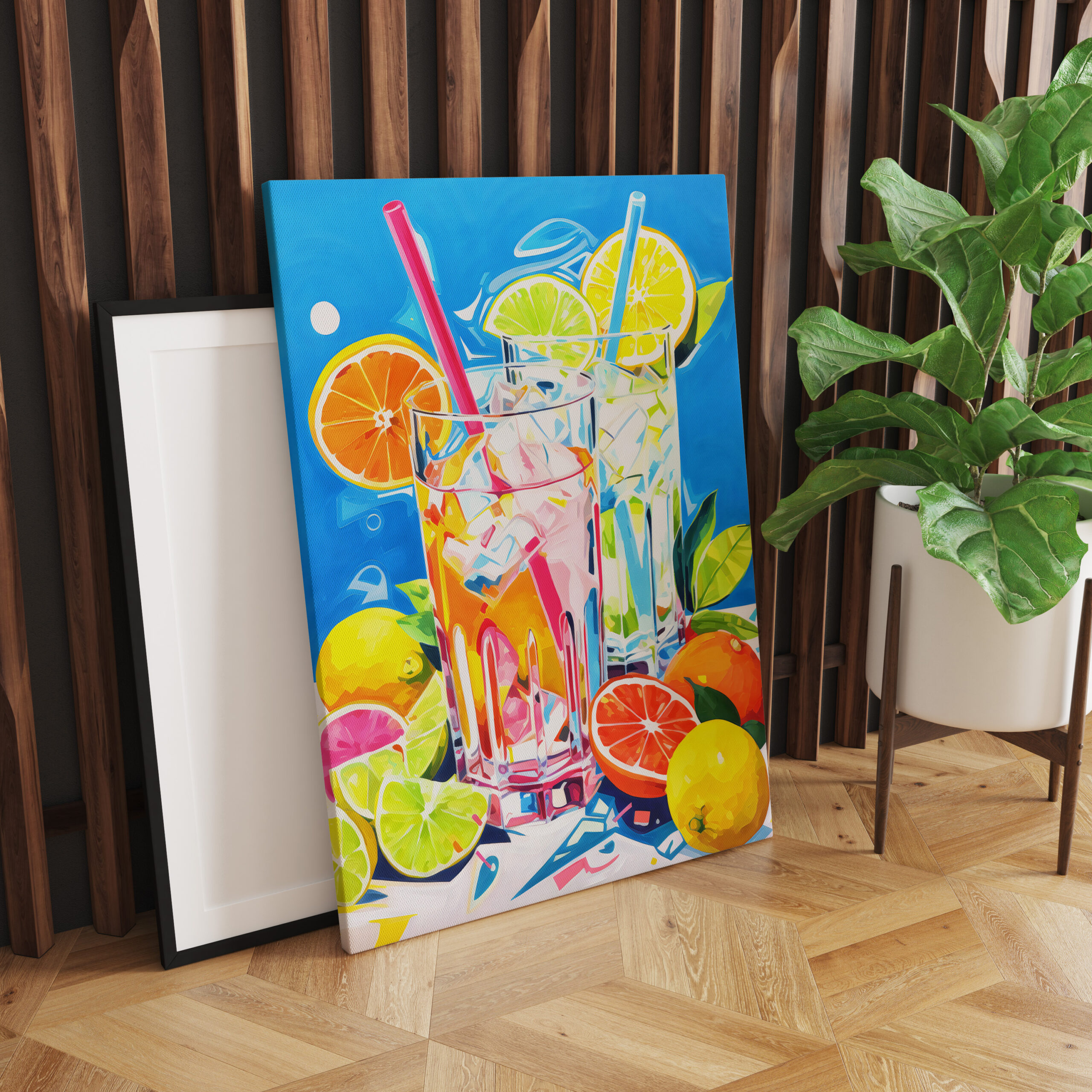 raxxa Canva: Abstract Mixes A Symphony of Colors in Cocktail Art. – Bild 2