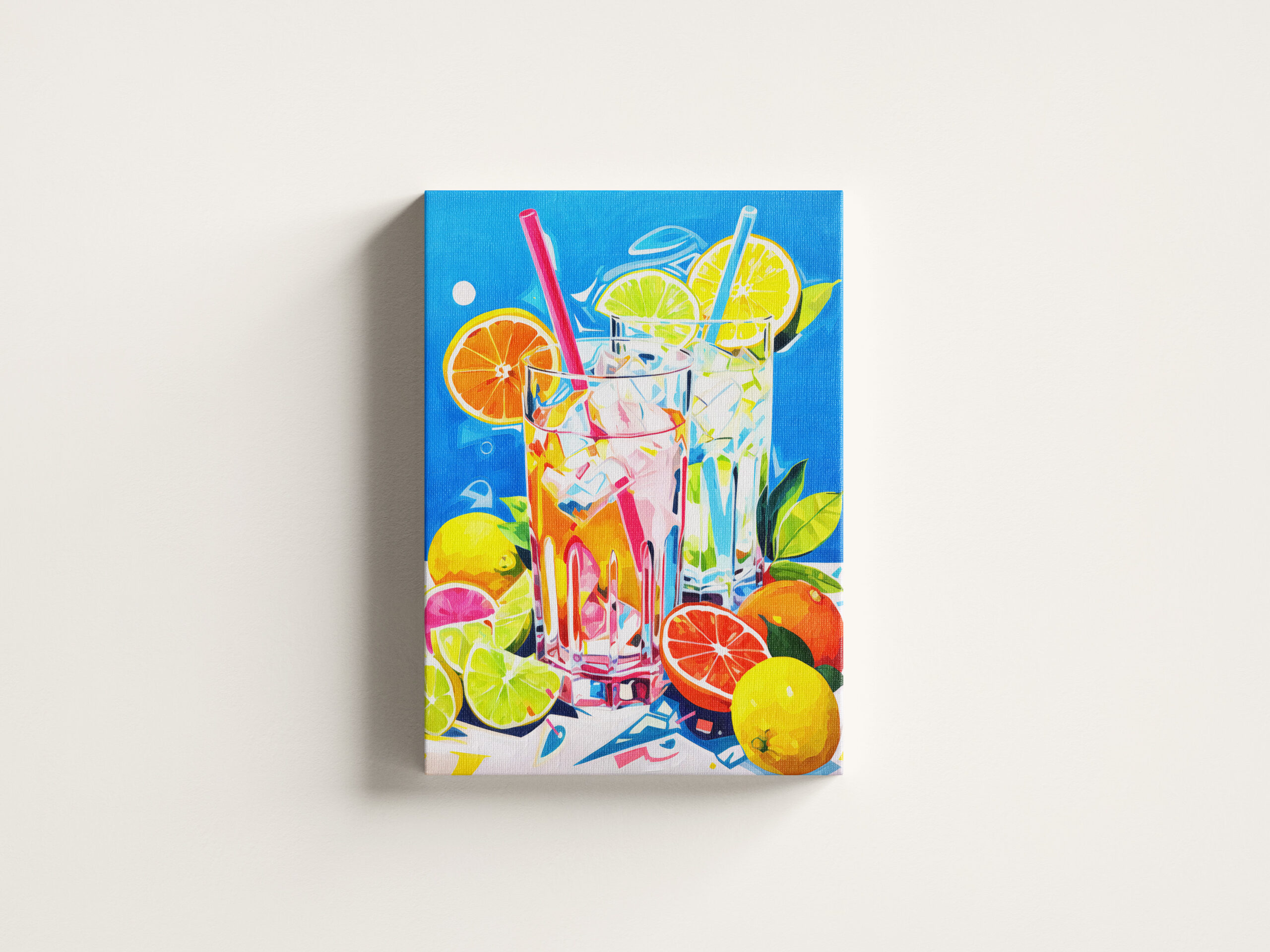 raxxa Canva: Abstract Mixes A Symphony of Colors in Cocktail Art. – Bild 3
