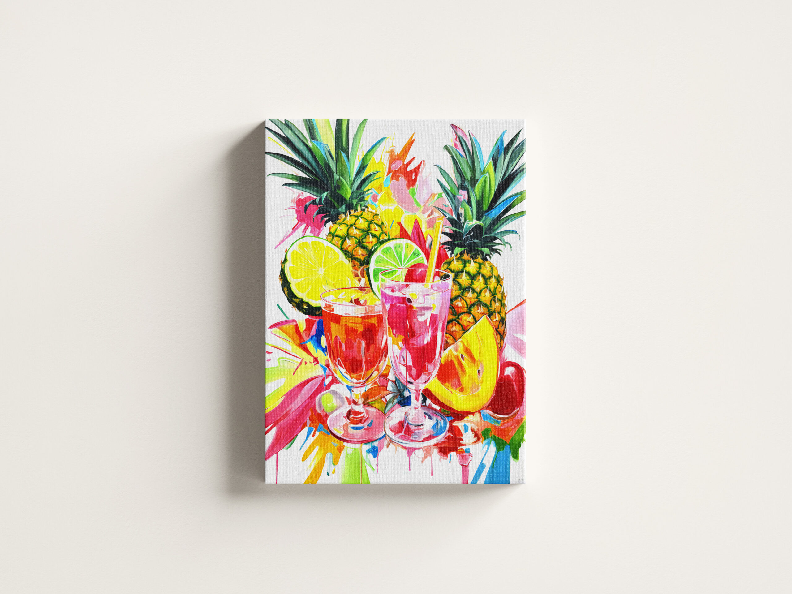 raxxa Canva: Colorful Abstract Mixology Vividly Painted Cocktail Creations. - Imagen 3