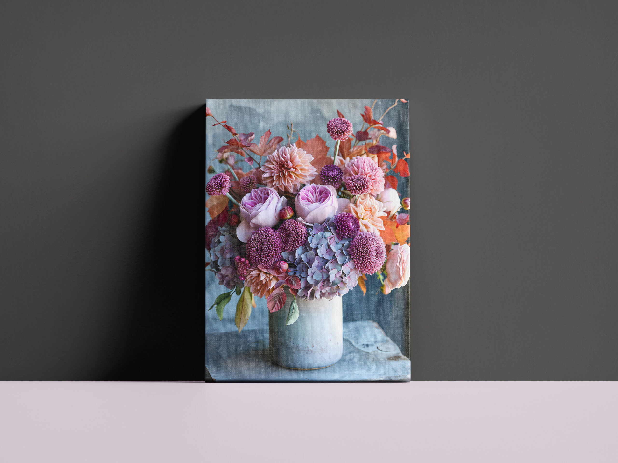 raxxa Canva: Colorful Summer Bouquet Still Life