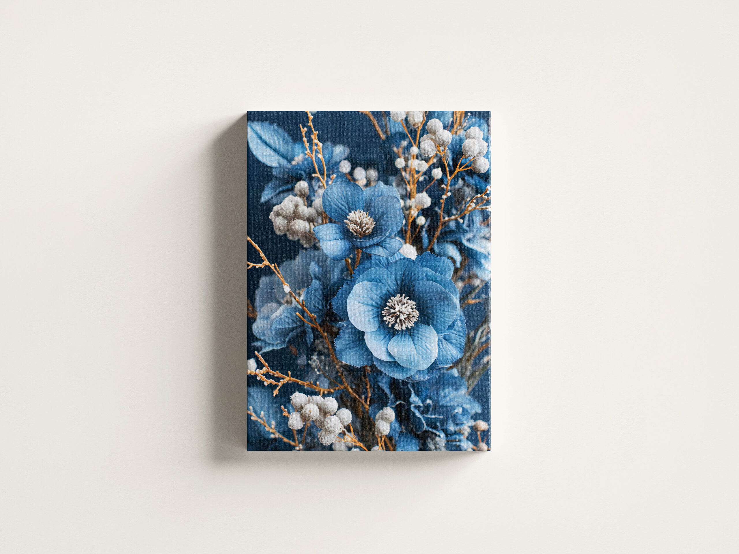 raxxa Canva: Blue Fantasy Floral Still Life – Bild 3