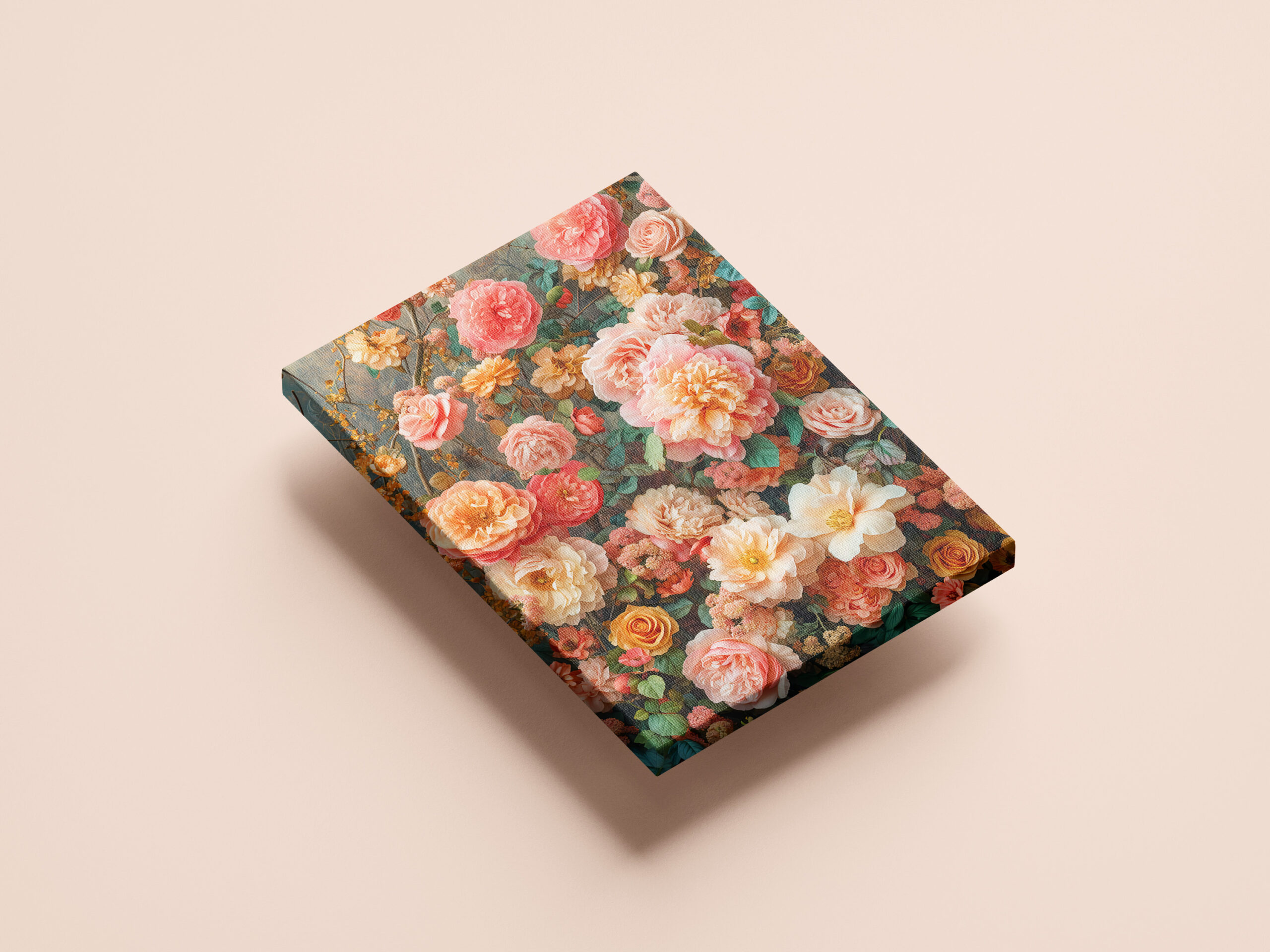 raxxa Canva: Peach and Cream Rose Bouquet Still Life – Bild 3